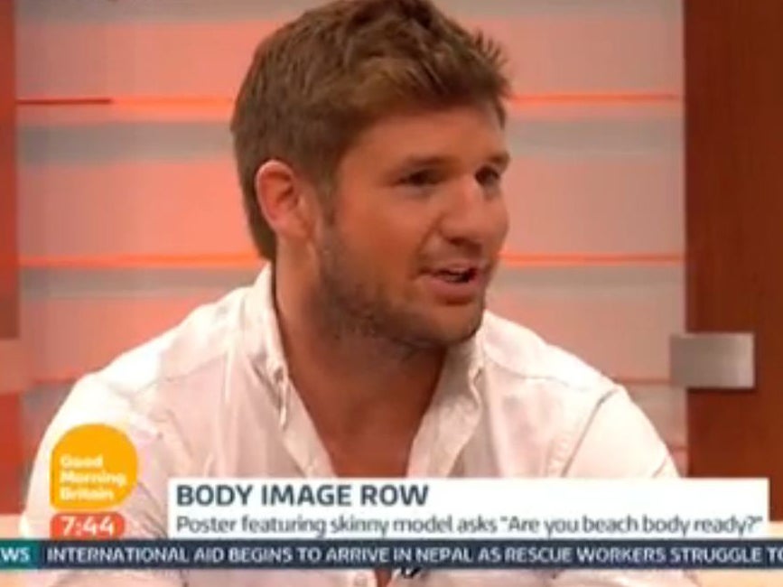 Staveley appeared on Good Morning Britain to defend his brand's adverts