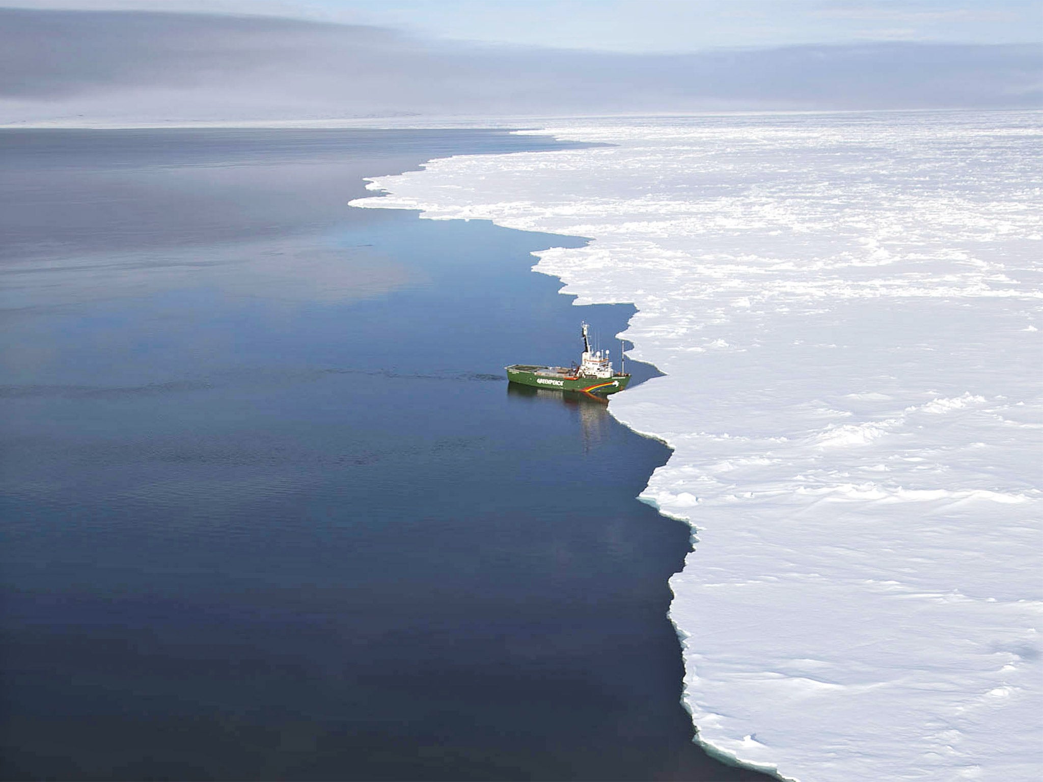 The Arctic sea ice helps prevent permafrost from melting – and the gases beneath it from being released