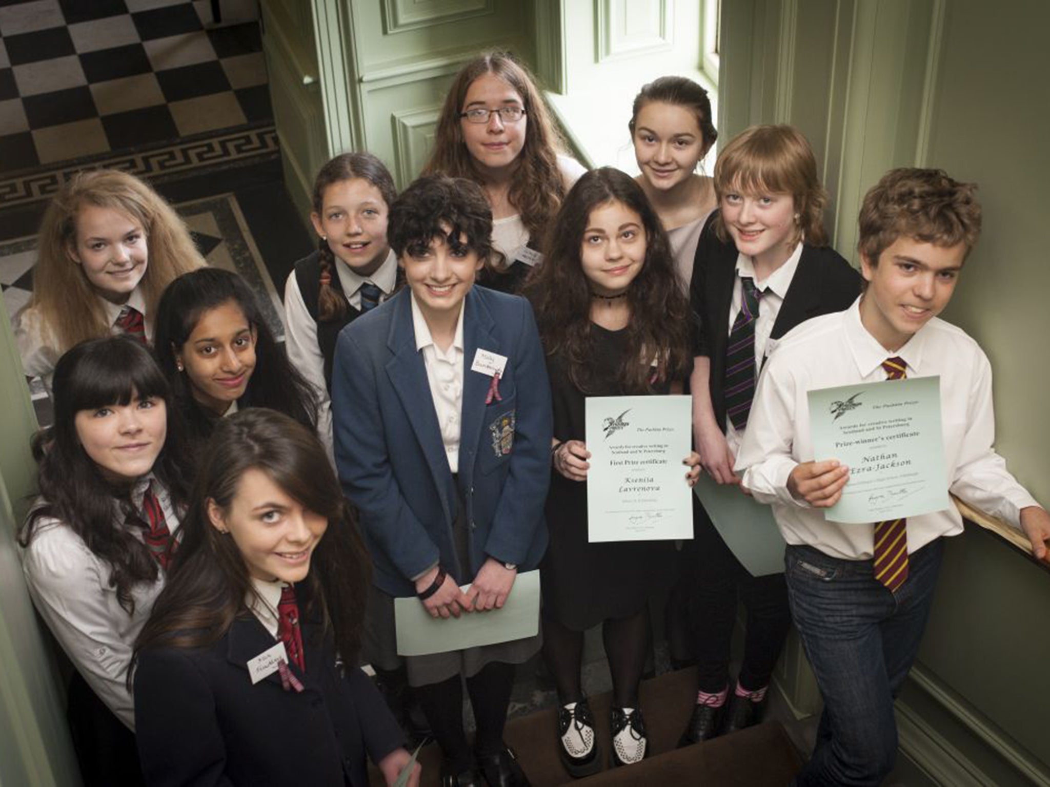 The Pushkin Prizes give 10 Scottish schoolchildren the chance to spend a week at a creative writing centre near Inverness