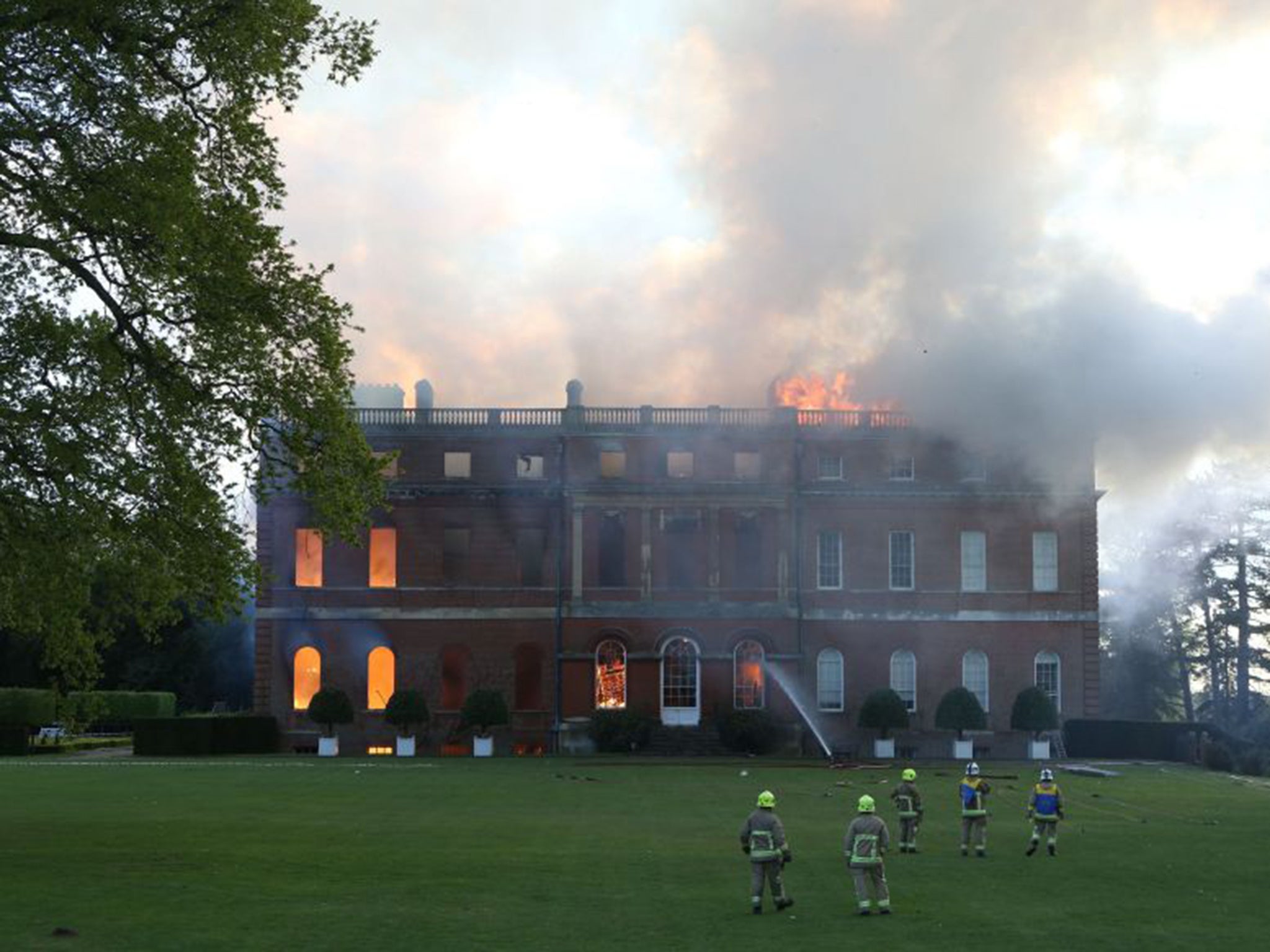 Clandon House was built for Lord Onslow in the 1720s and passed down through generations of the family before being left to the National Trust in 1956