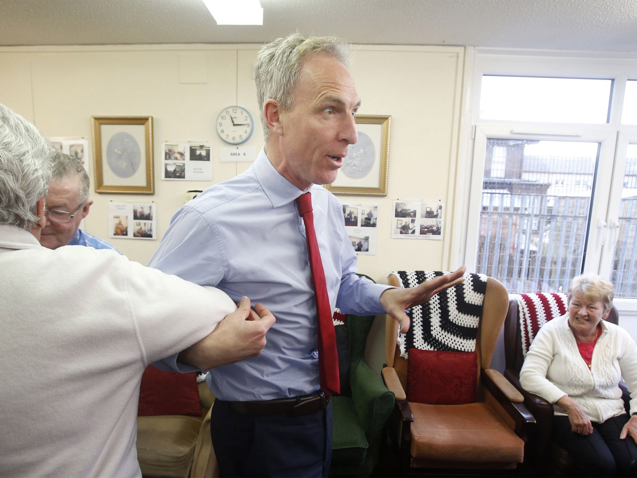 Labour’s Scottish leader, Jim Murphy, in Glasgow on Wednesday