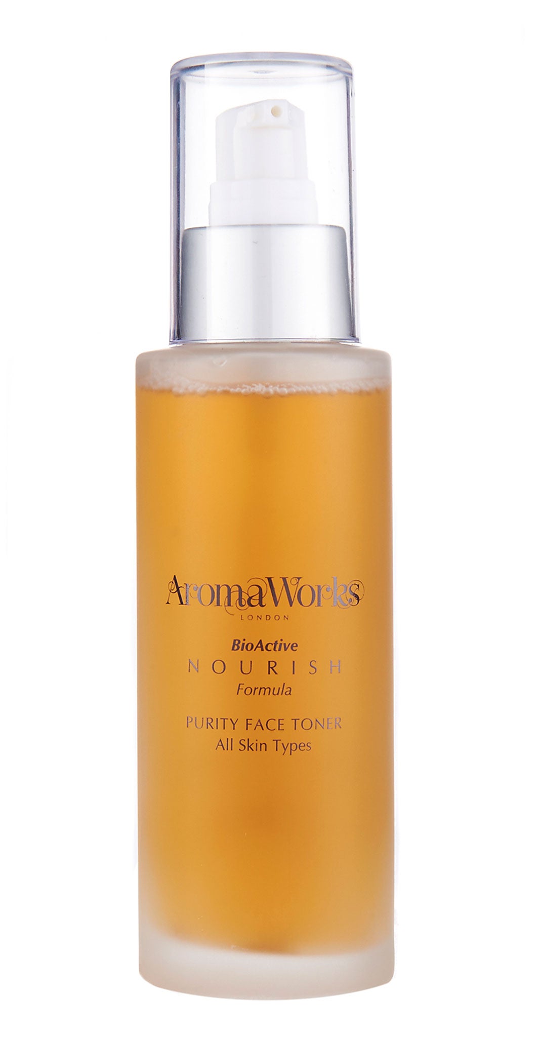 Purity face toner, £28, aroma-works.com