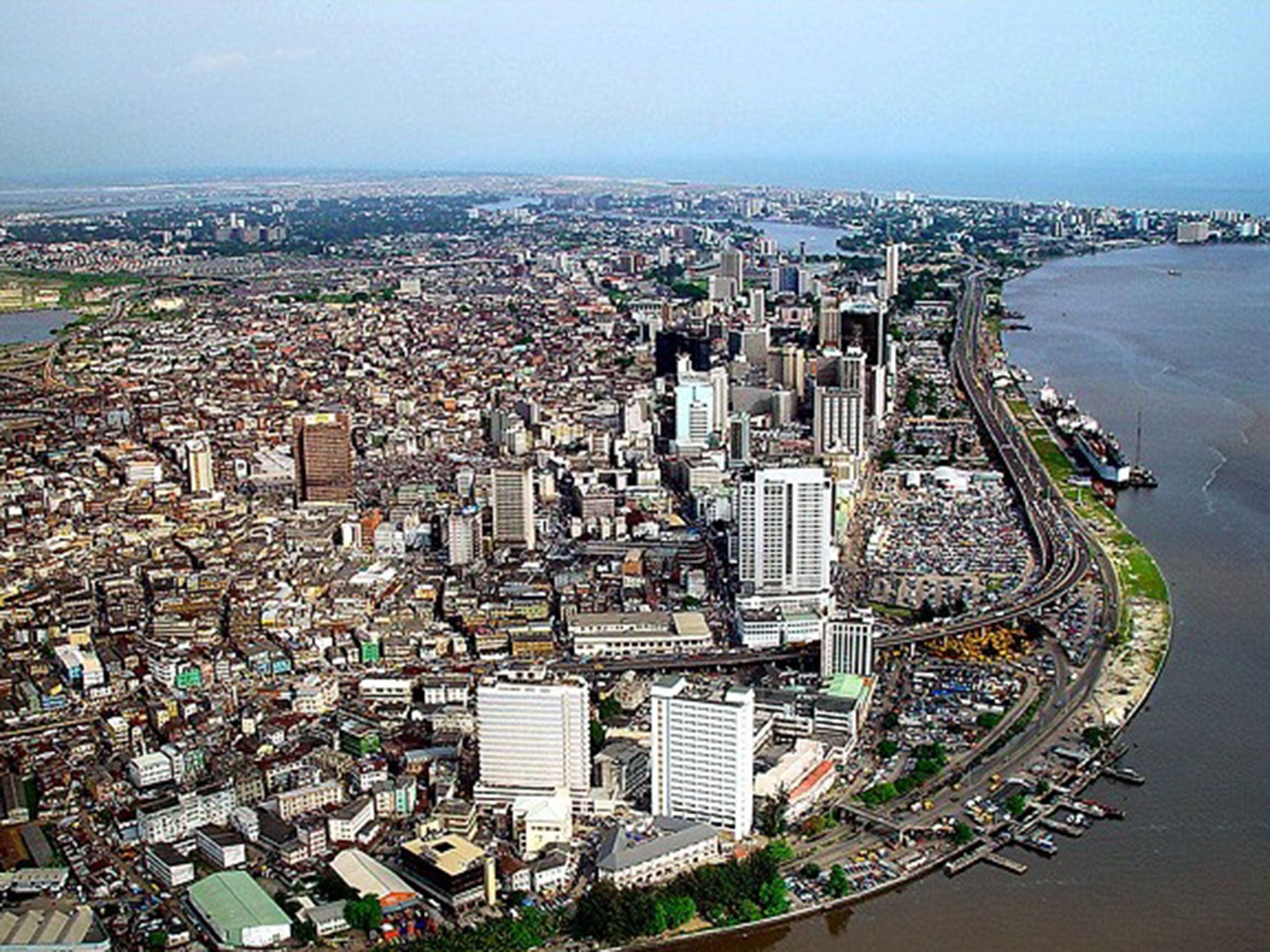 The Lagos skyline