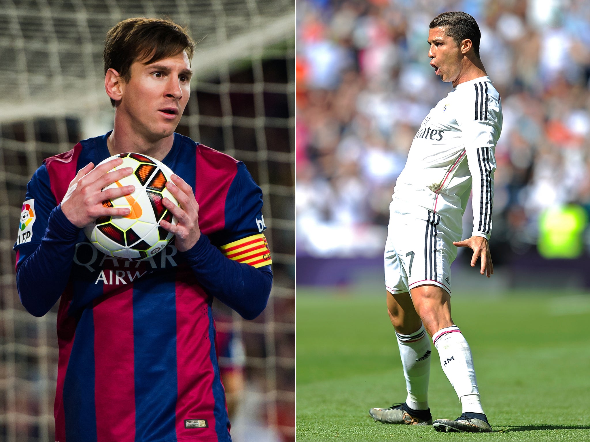 Lionel Messi and Cristiano Ronaldo