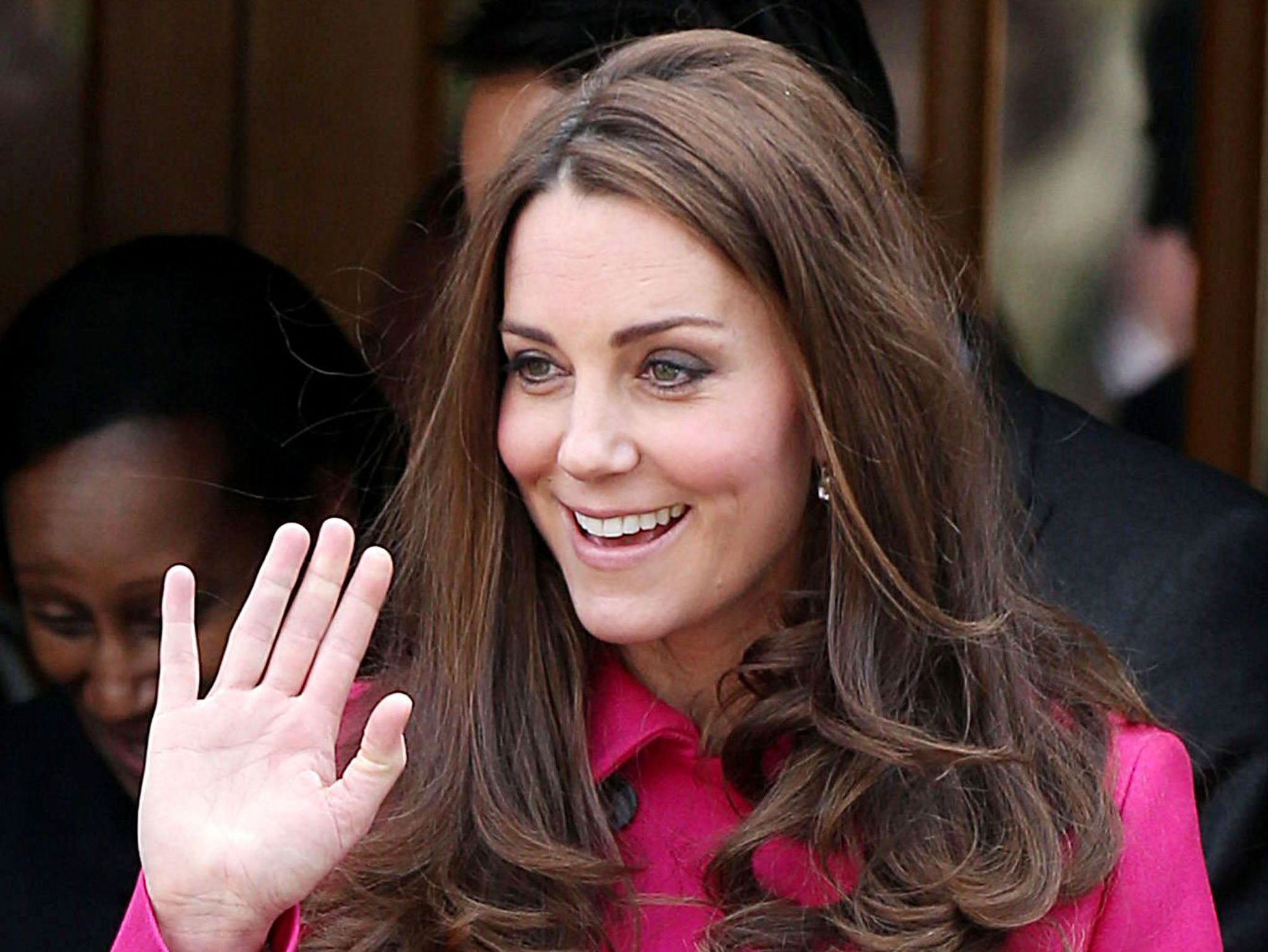 The Duchess of Cambridge pictured on her last public appearance, 27 March 2015