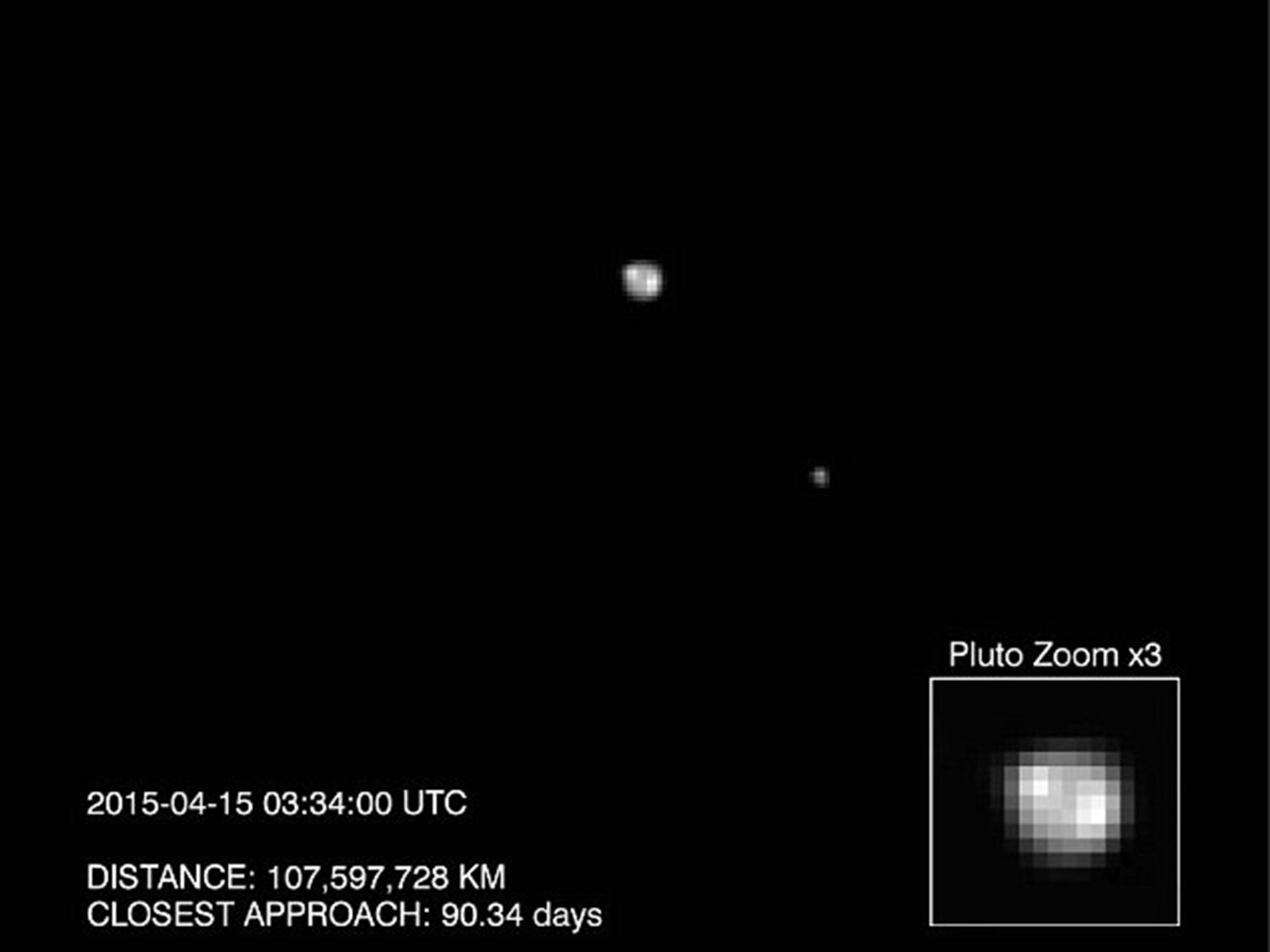 Pluto as seen from the New Horizons probe (Nasa)