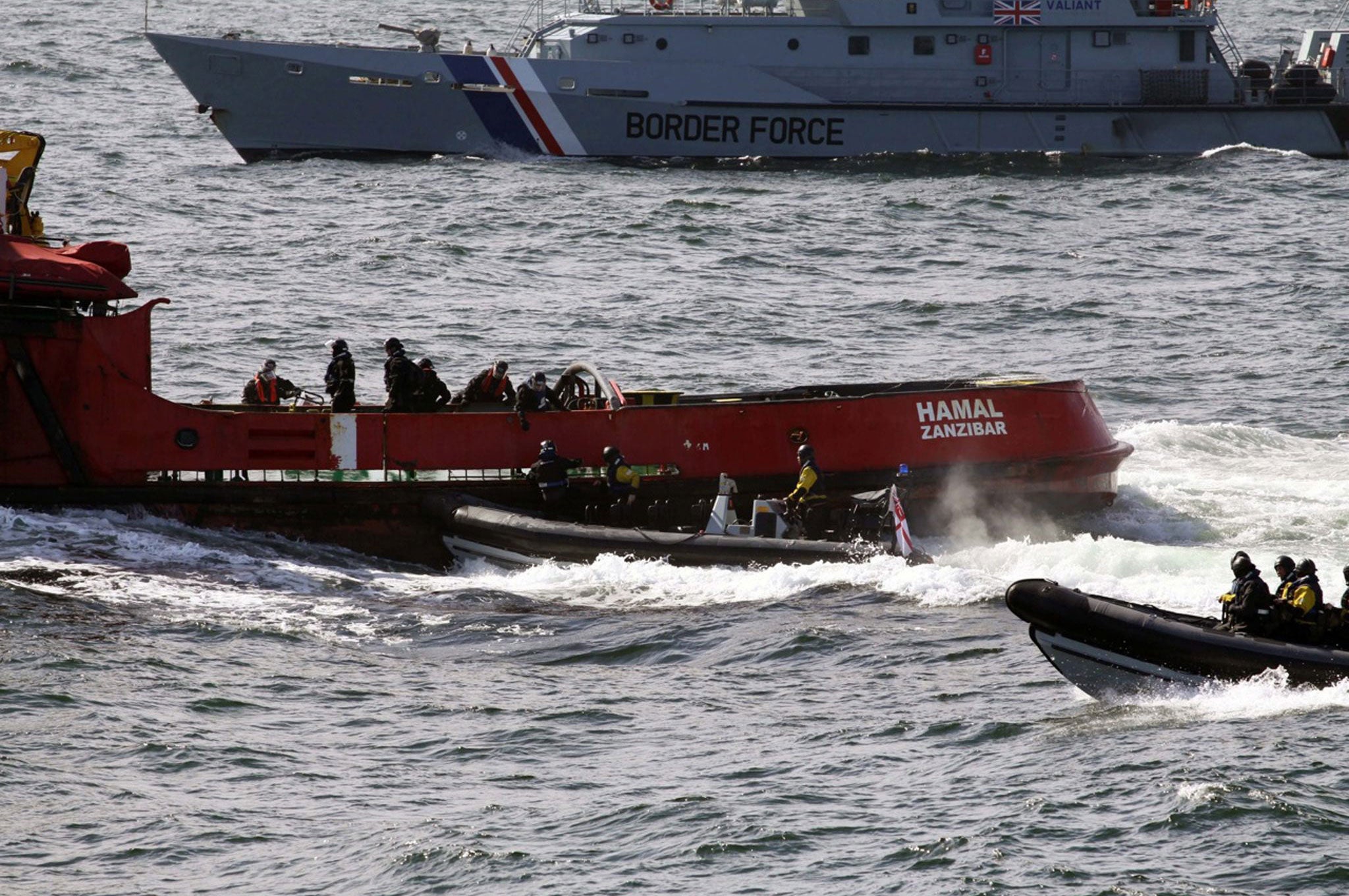 More than three tonnes of cocaine has been recovered from the ocean going tug intercepted following a joint NCA, Border Force and Royal Navy operation in the North Sea