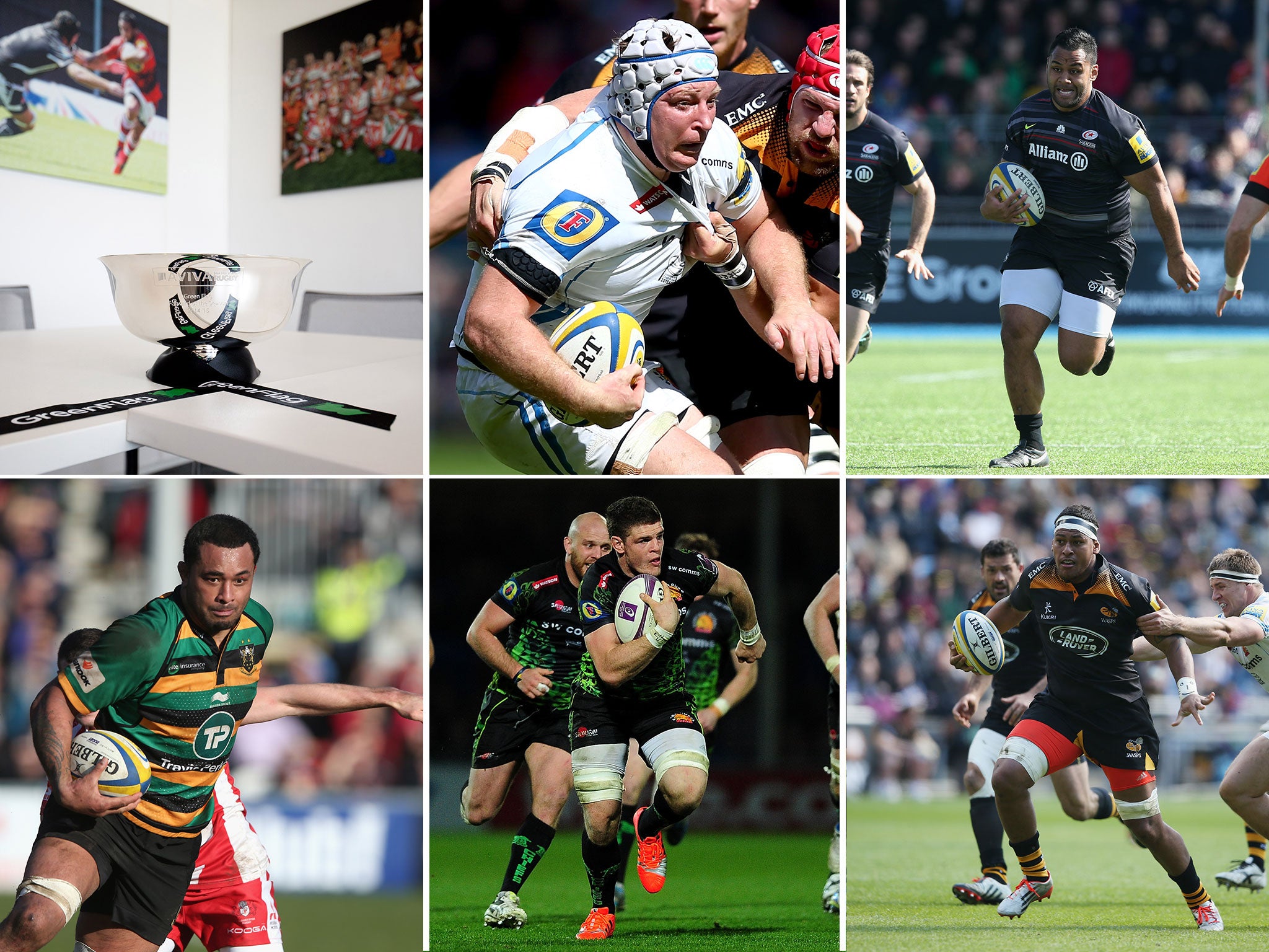 Thomas Waldrom, Billy Vunipola, Samu Manoa, Dave Ewers and Nathan Hughes make up the shortlist