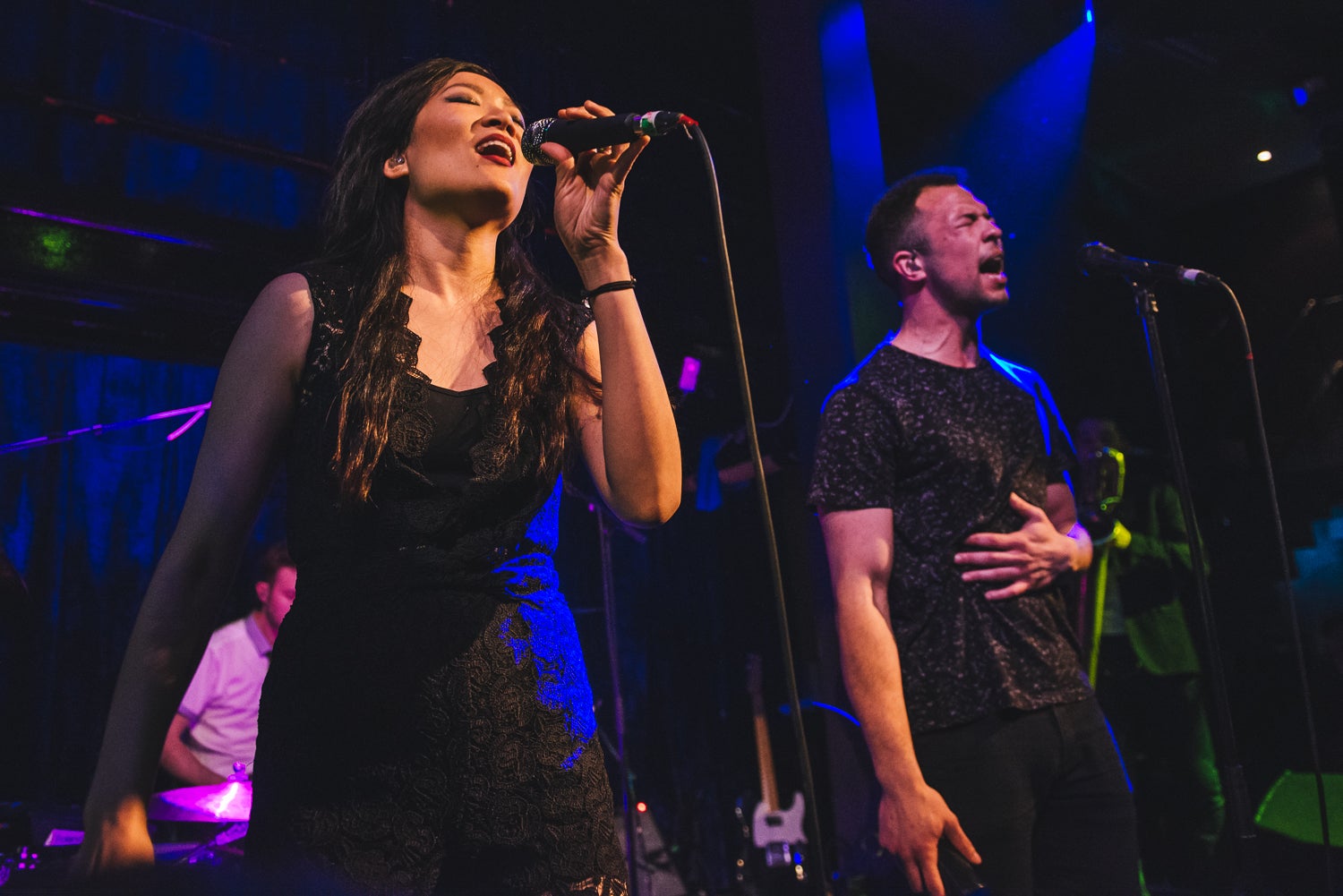 San Fermin vocalists Charlene Kaye, left, and Allen Tate http://www.sebbarros.com/music/