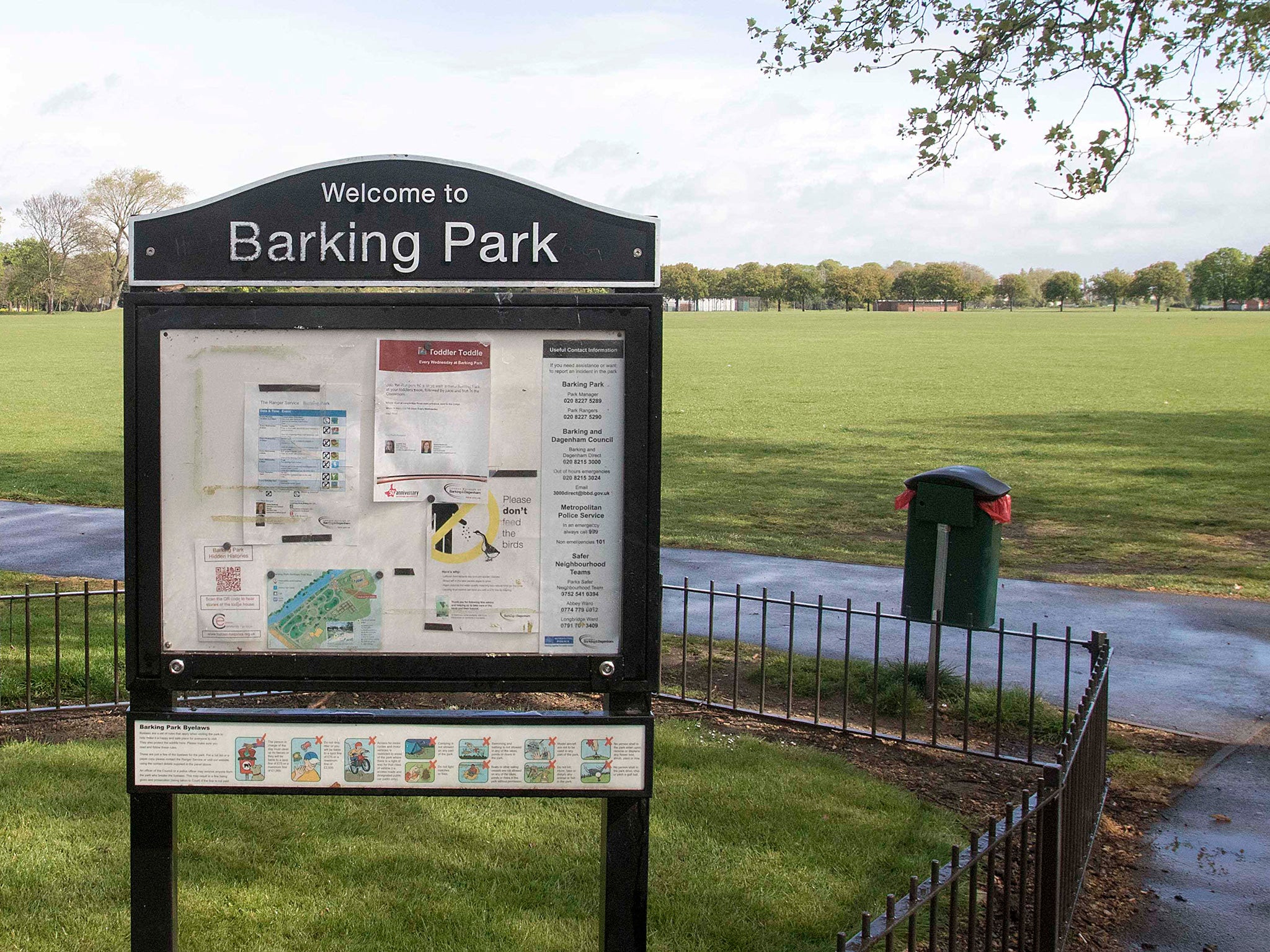 Barking Park will be the first to introduce the scheme