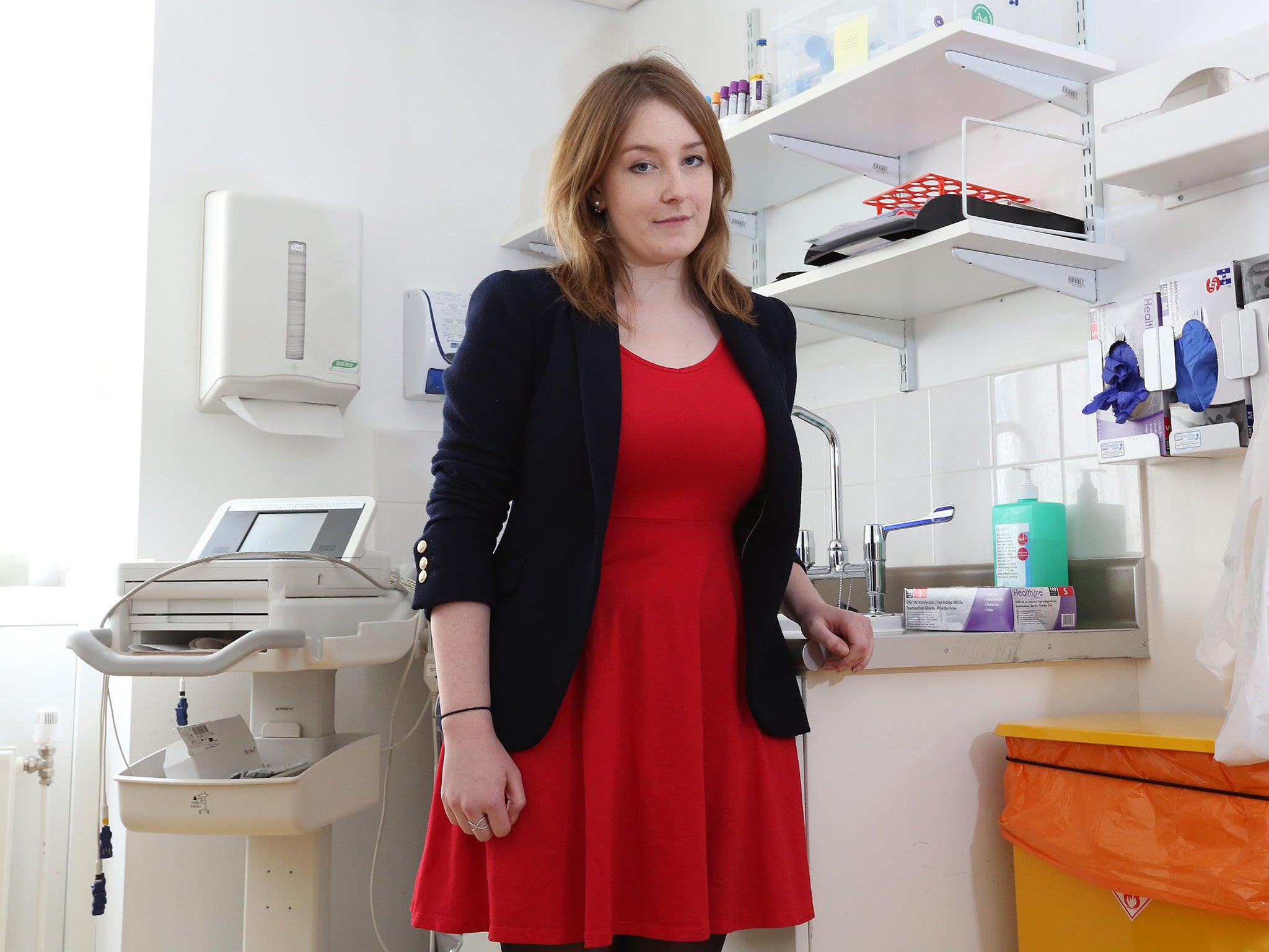 Siobhan Fenton at the Centre for Clinical Vaccinology and Tropical Medicine in the grounds of the Churchill Hospital in Oxford