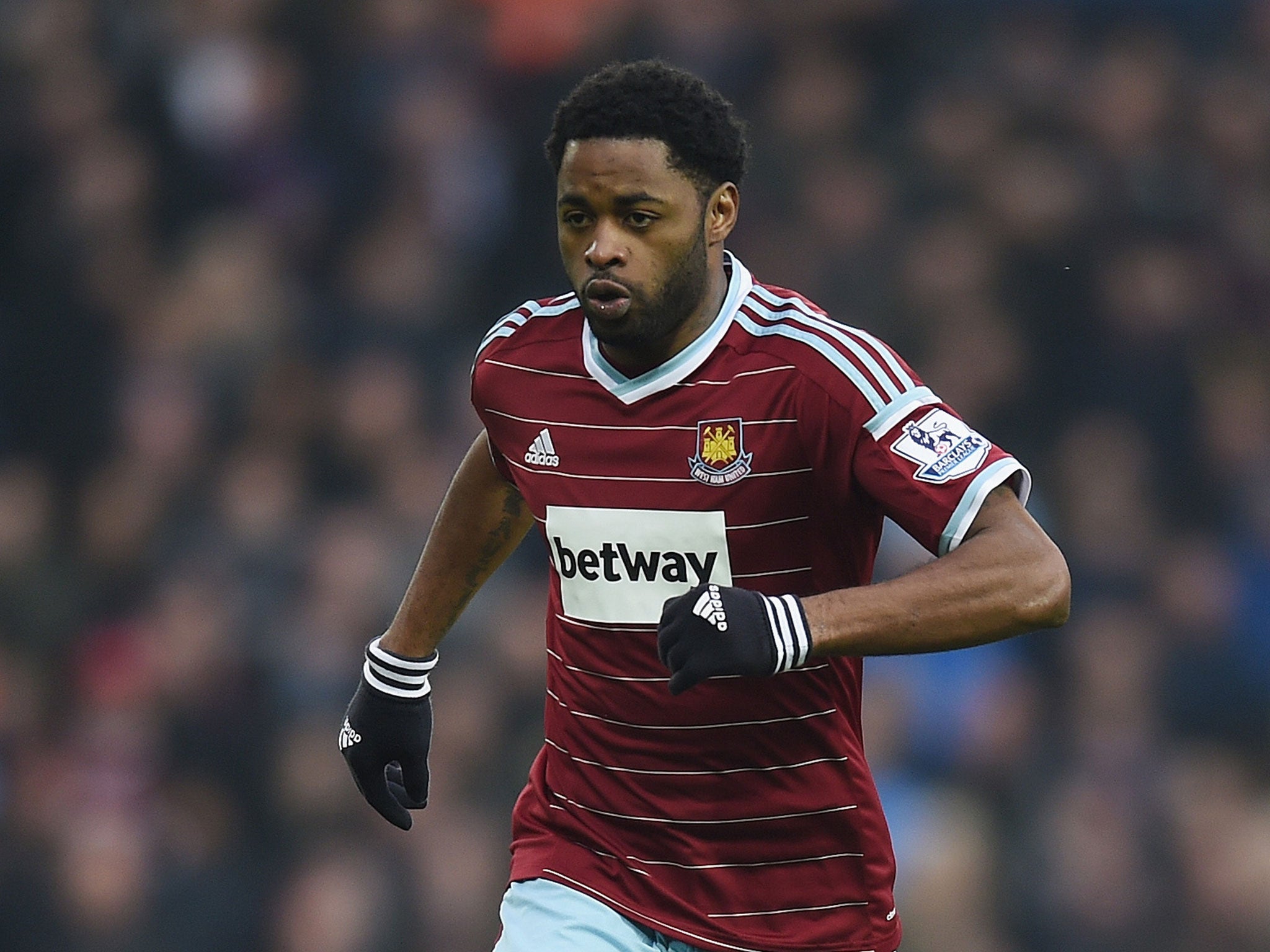 West Ham midfielder Alex Song