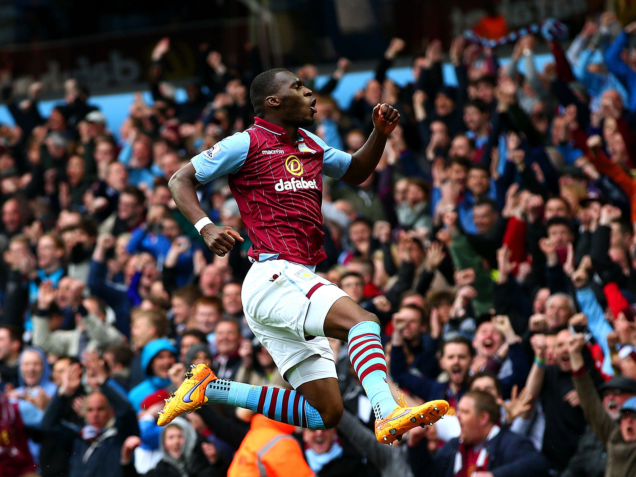 Christian Benteke will be hoping to end a 58-year wait for Aston Villa fans to win the FA Cup.