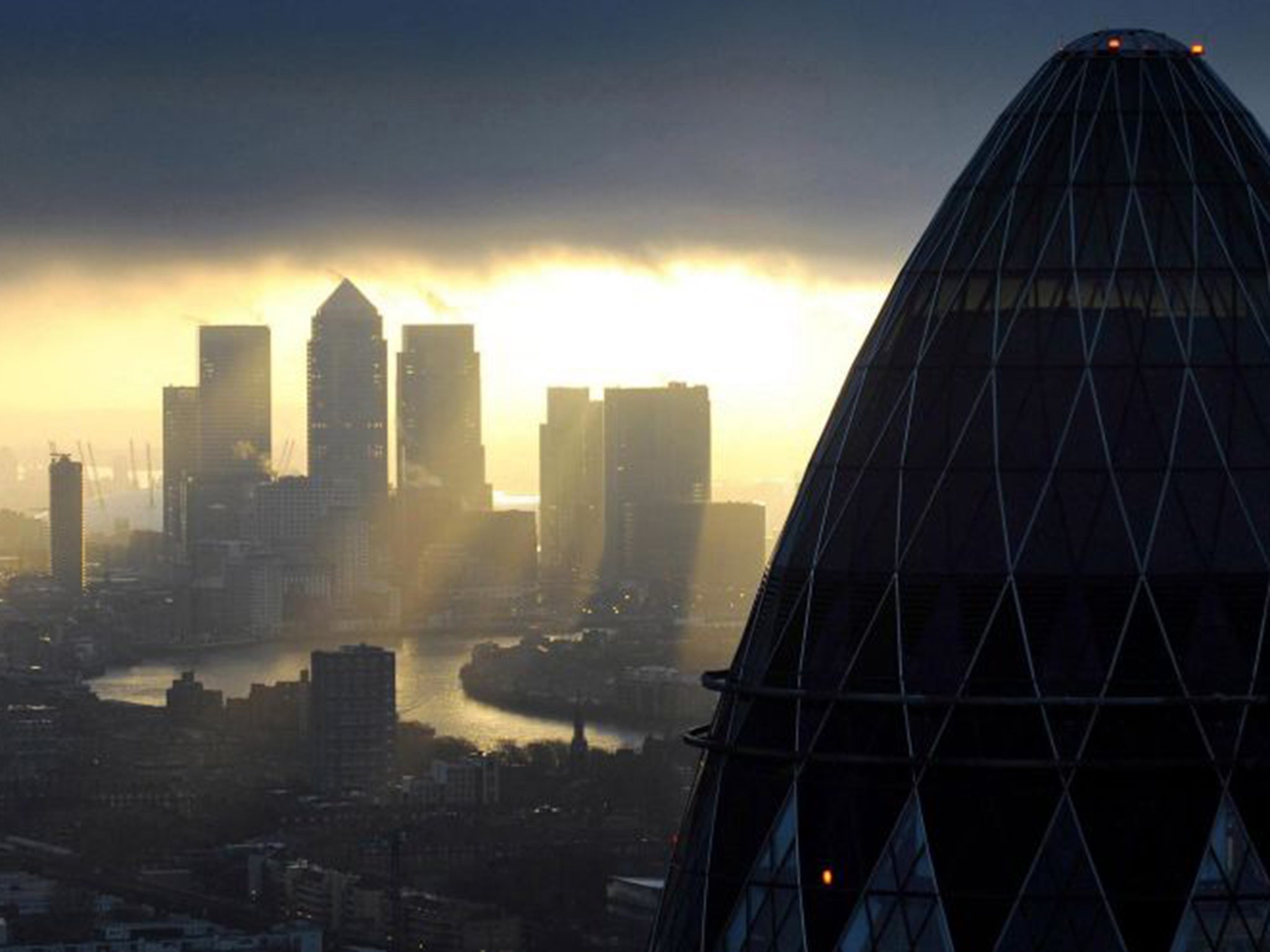 The London skyline