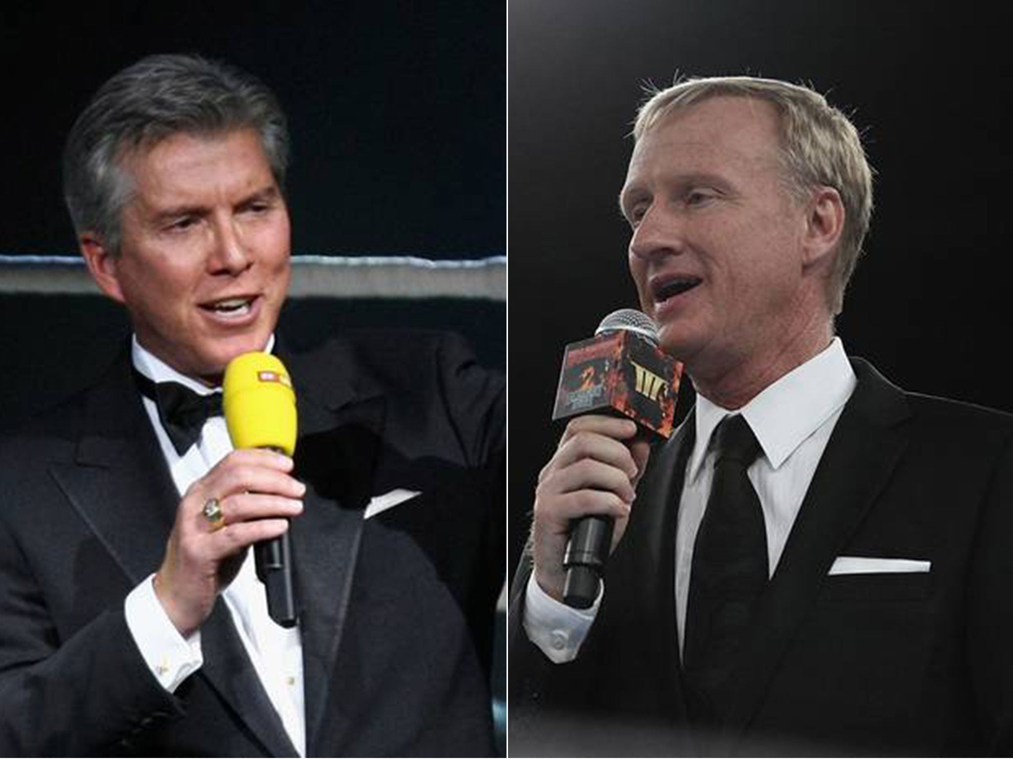 Michael Buffer and Jimmy Lennon Jr