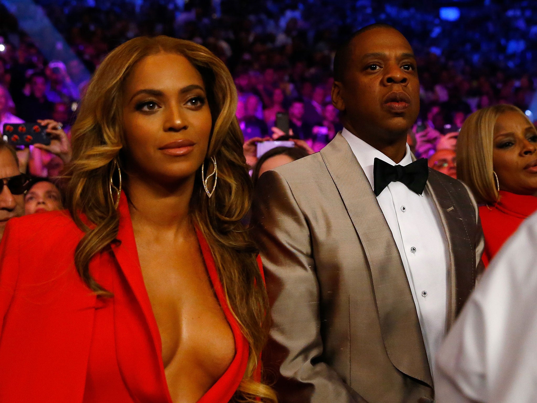 Beyonce and Jay Z were two of many celebrities in attendance