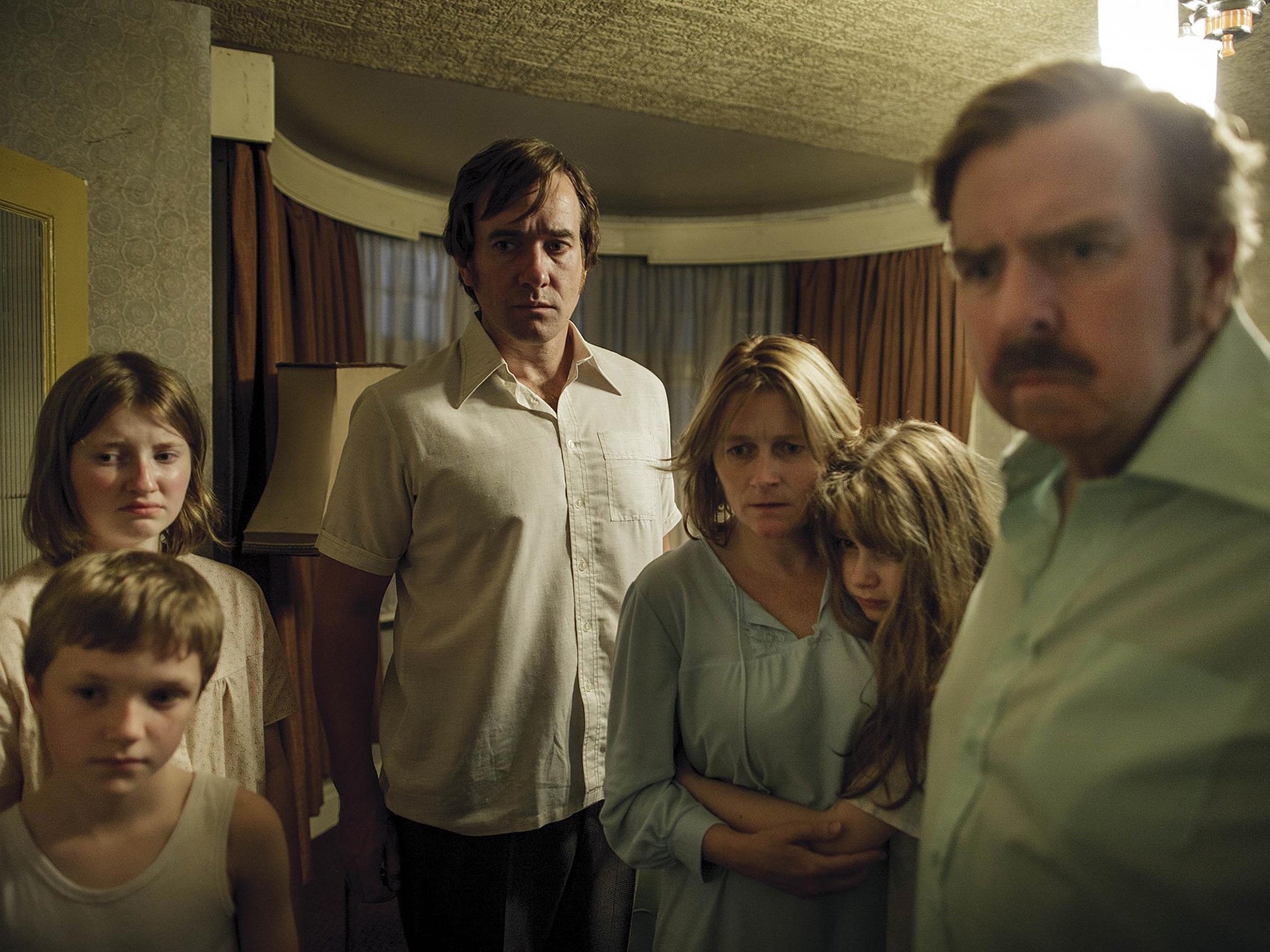 Haunted looks: Matthew Macfadyen and Timothy Spall star in ‘The Enfield Haunting’