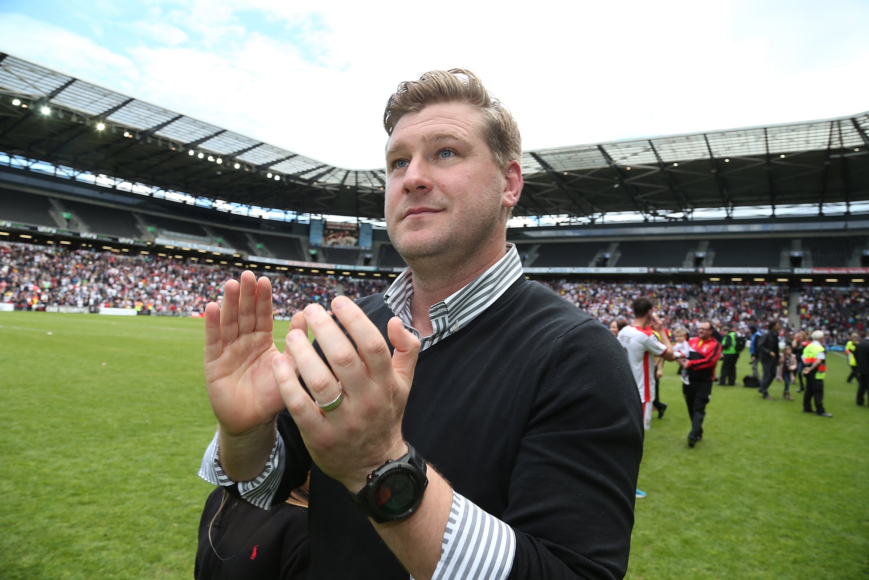 MK Dons boss Karl Robinson