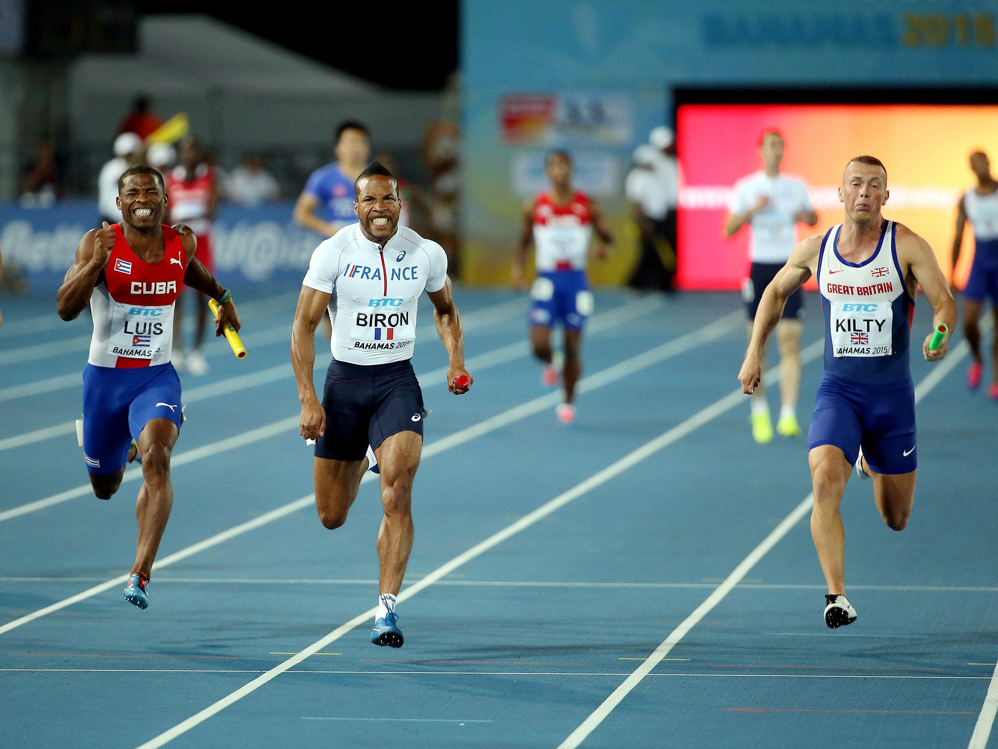 Richard Kilty (right)