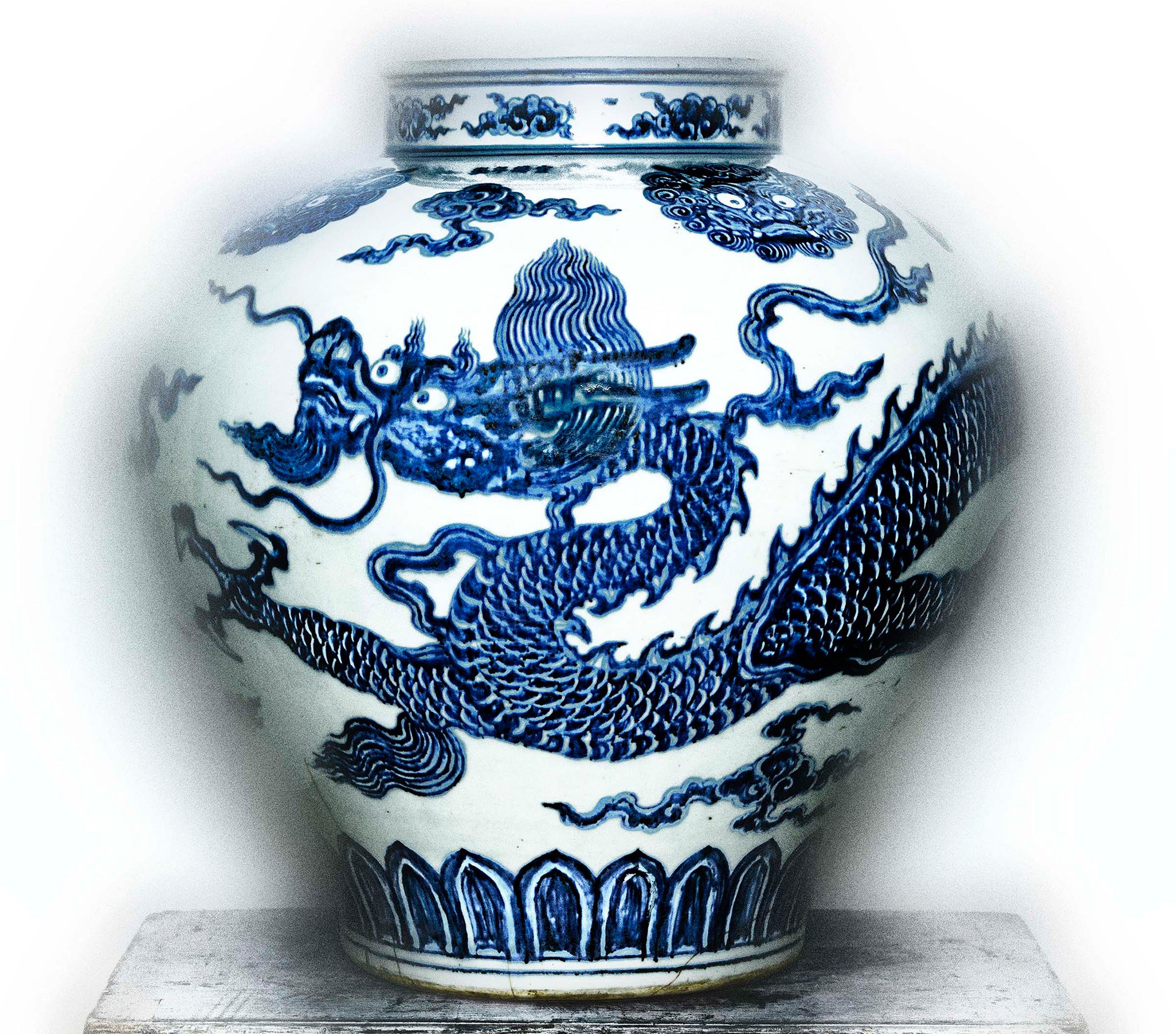 A Ming vase