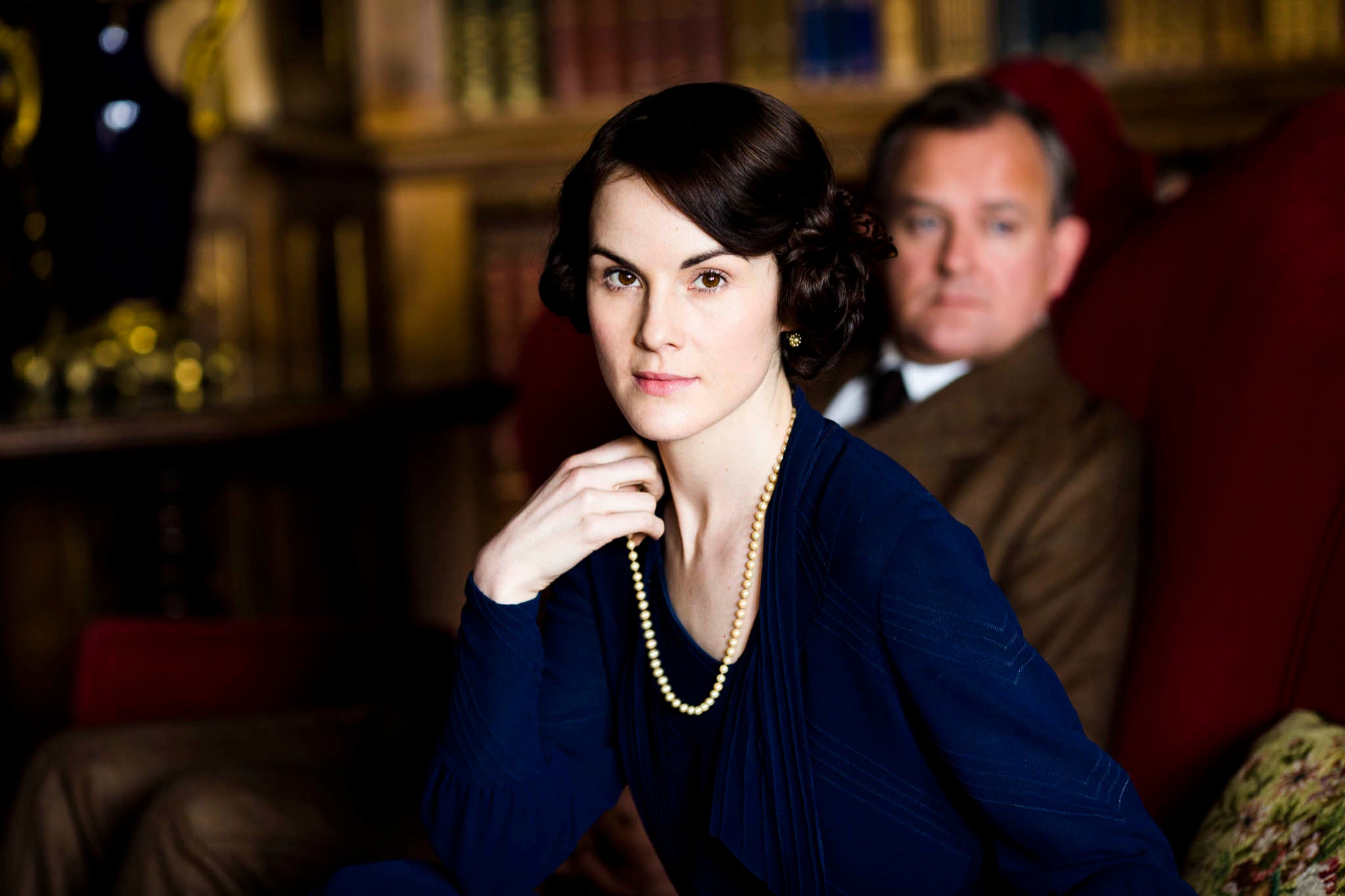 Michelle Dockery plays Lady Mary in Downton Abbey