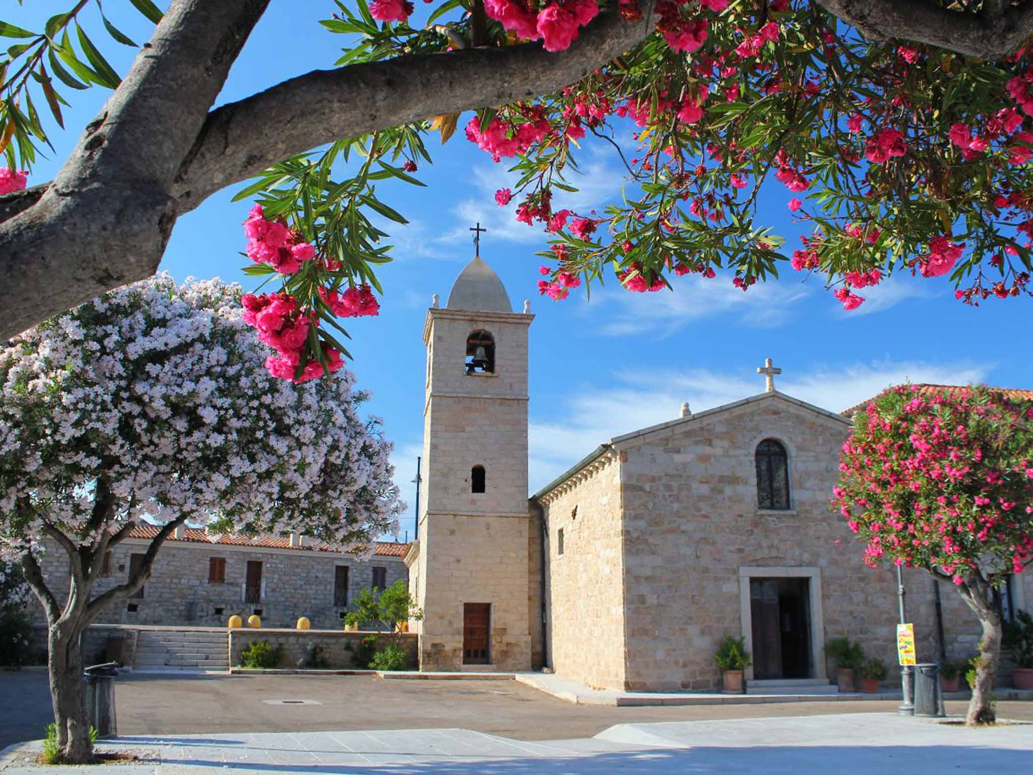 The village of San Pantaleo