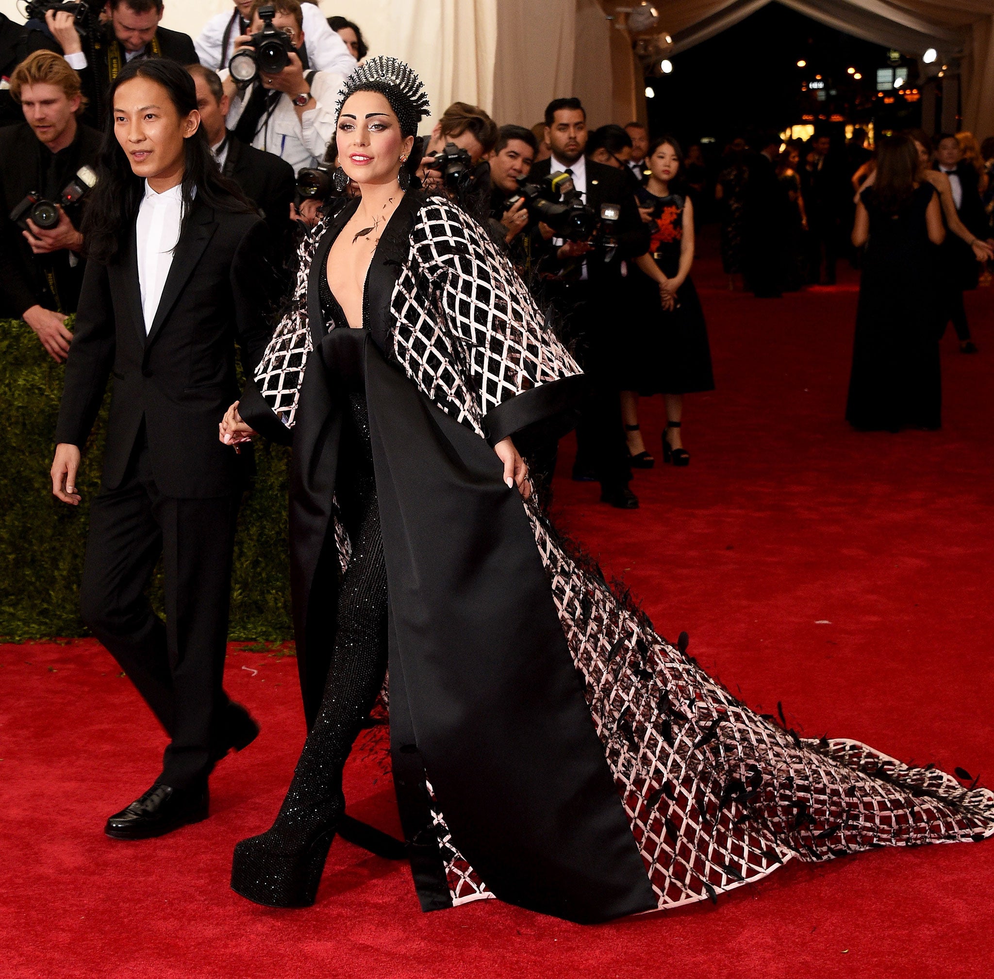 Alexander Wang and Lady Gaga