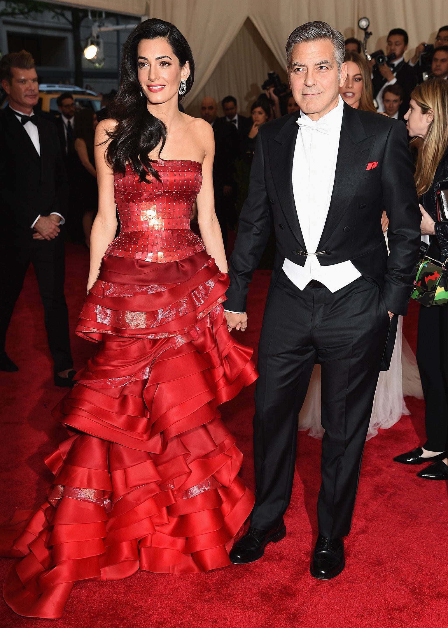 Amal and George Clooney