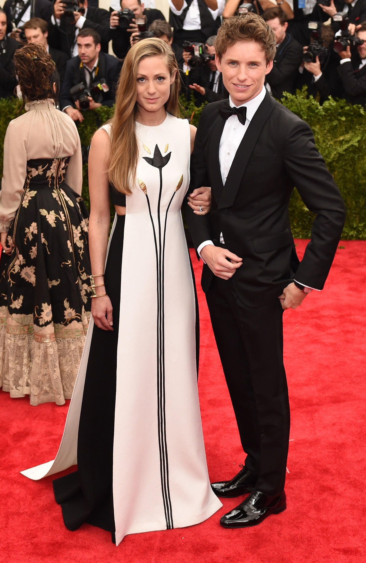 Hannah Bagshawe and Eddie Redmayne