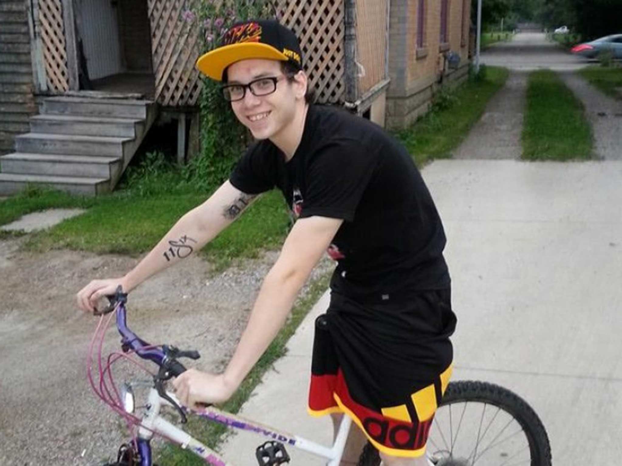 Josh Lewis before he was attacked