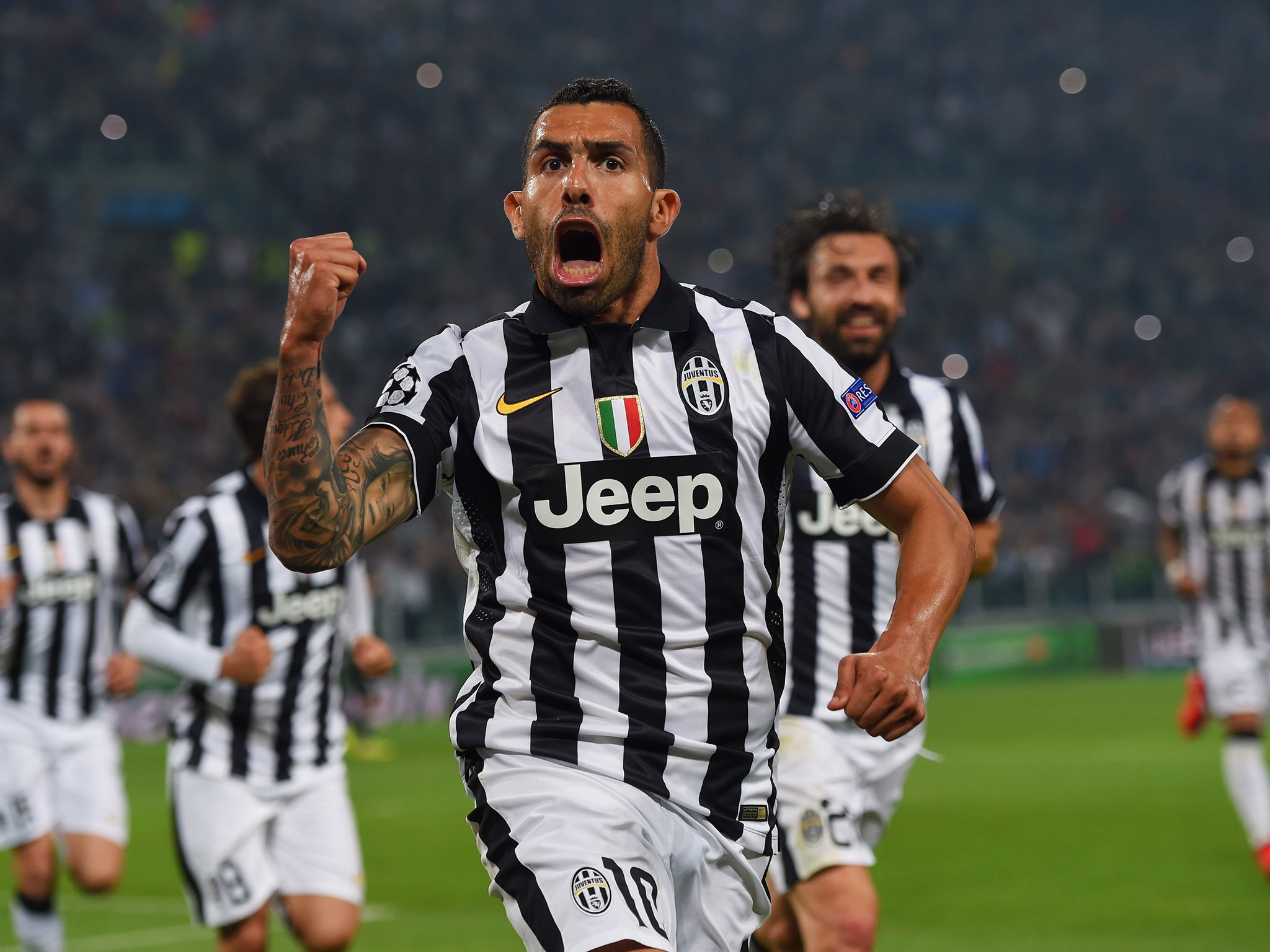 Carlos Tevez impressed for Juventus this week