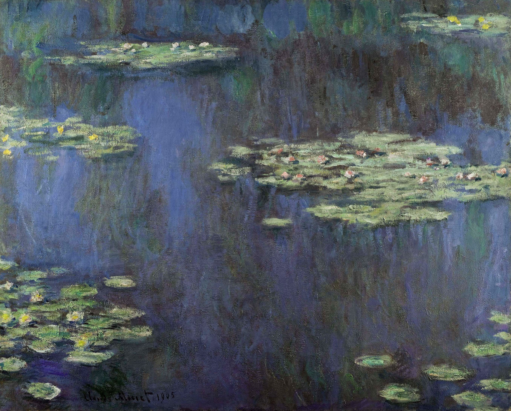 A 1905 painting from Claude Monet's Water Lilies series sold for million