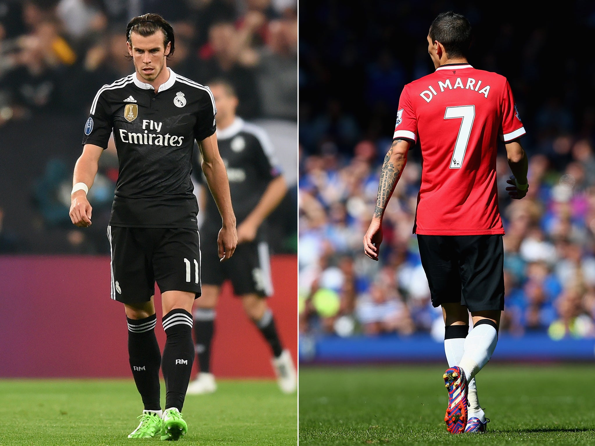 Gareth Bale and Angel Di Maria