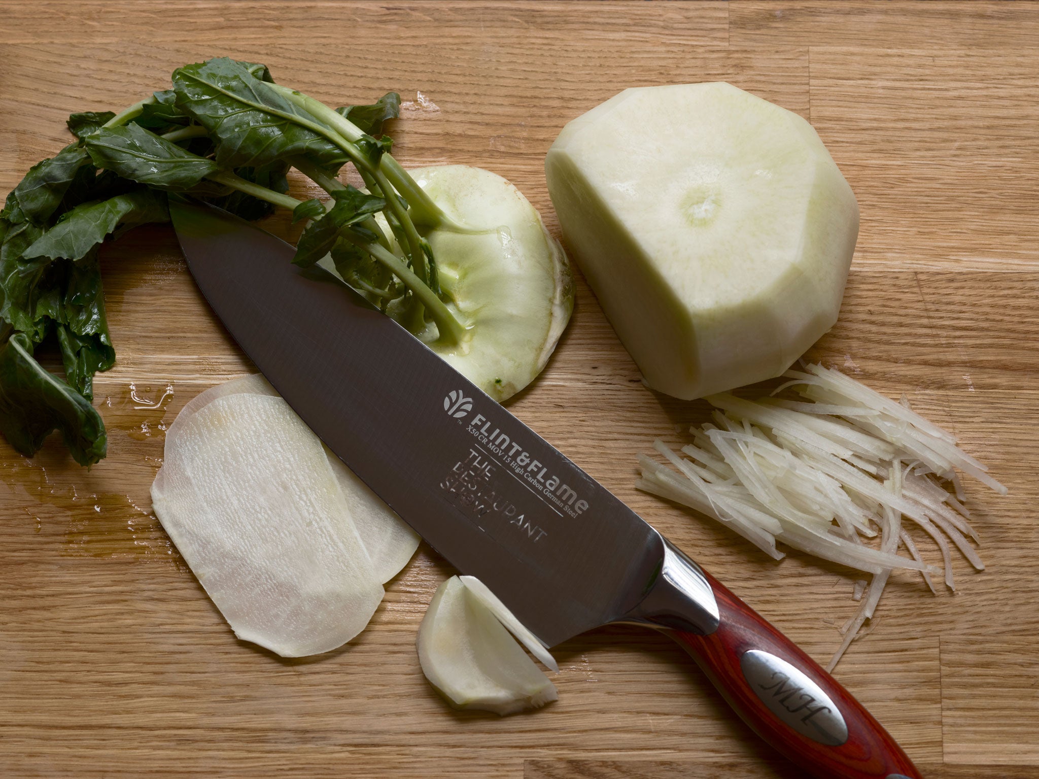 Perfect: Kohlrabi on the chopping block