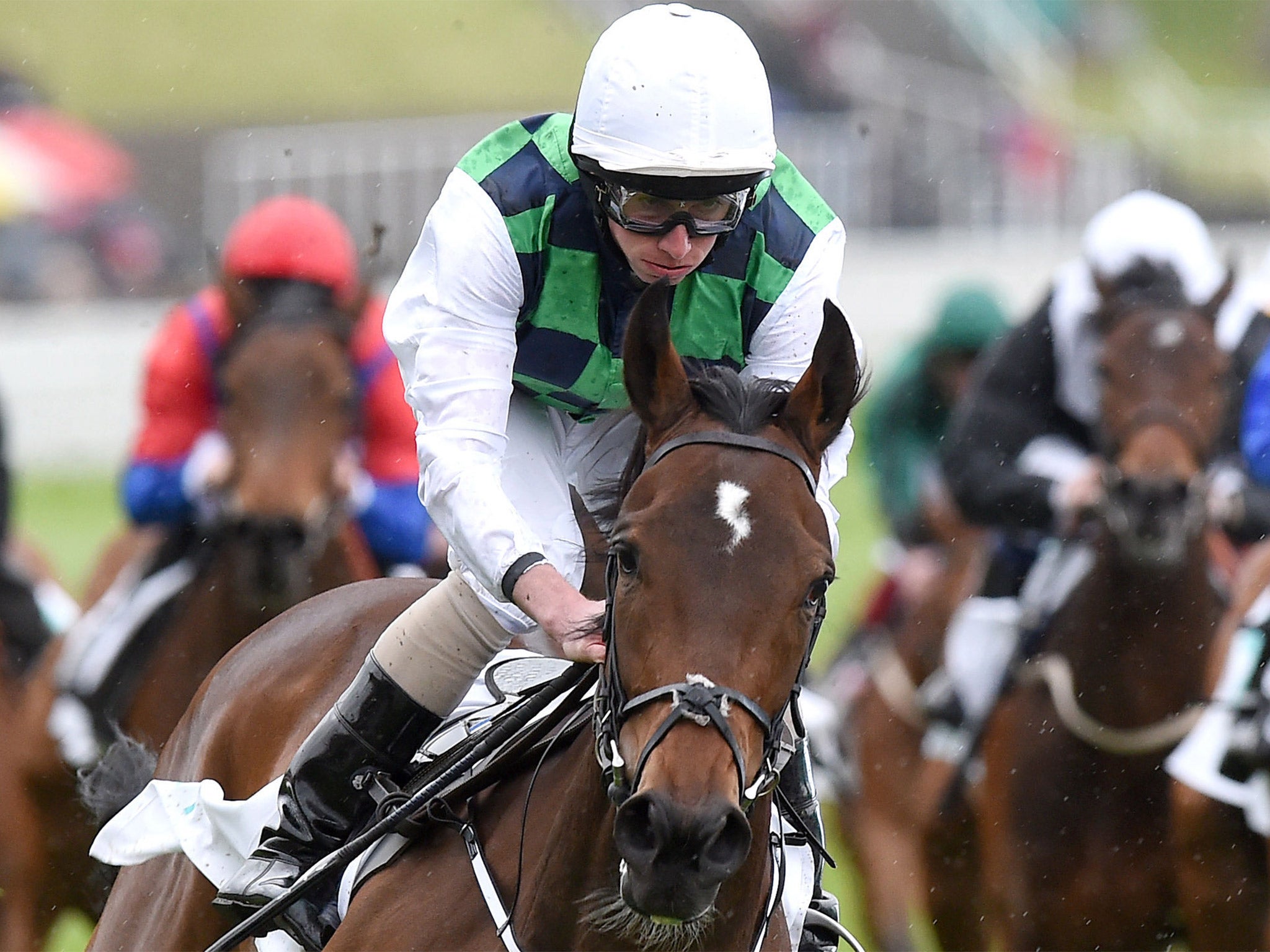 Ryan Moore wins the Cheshire Oaks on Diamondsandrubies