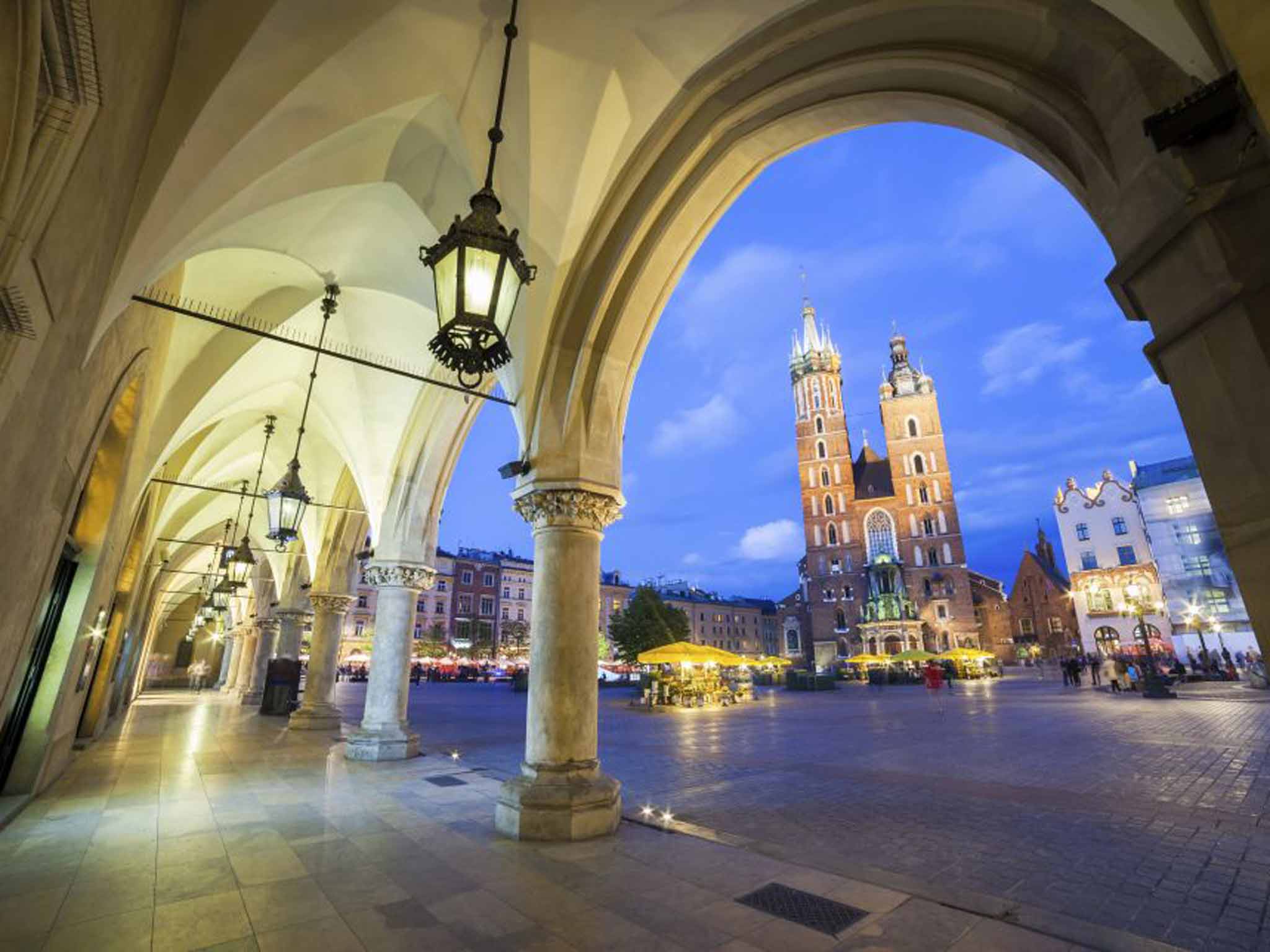 Corner the market: Rynek Glowny and St Mary's Church