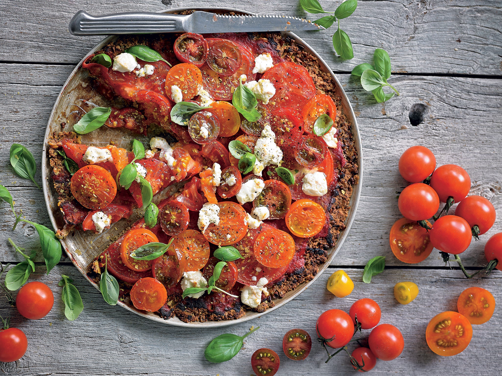 Lee Holmes uses cauliflower as an alternative to flour in his Friday Night Pizza