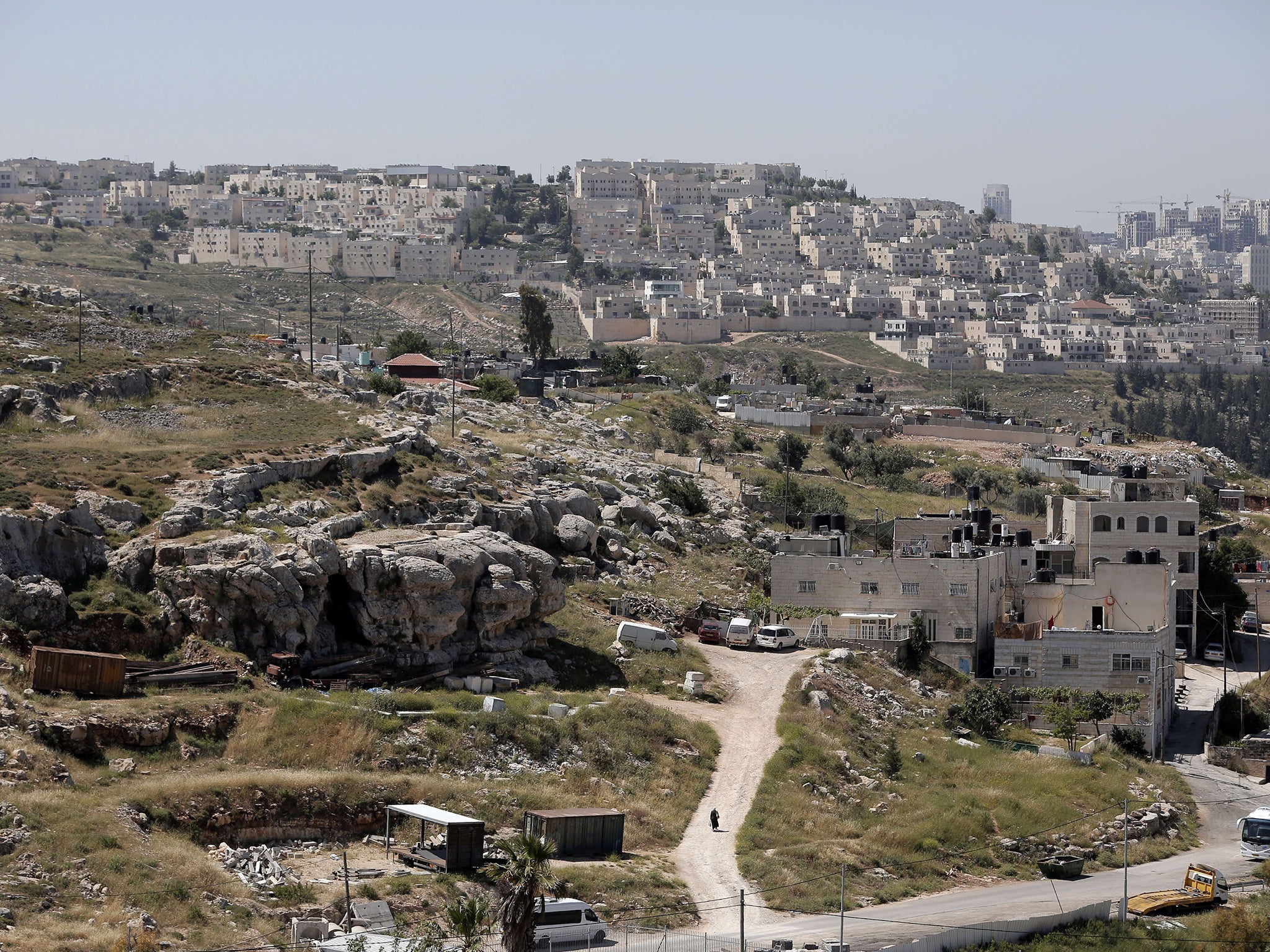 Ramat Shlomo, a Jewish settlement in the mainly Arab eastern sector of Jerusalem