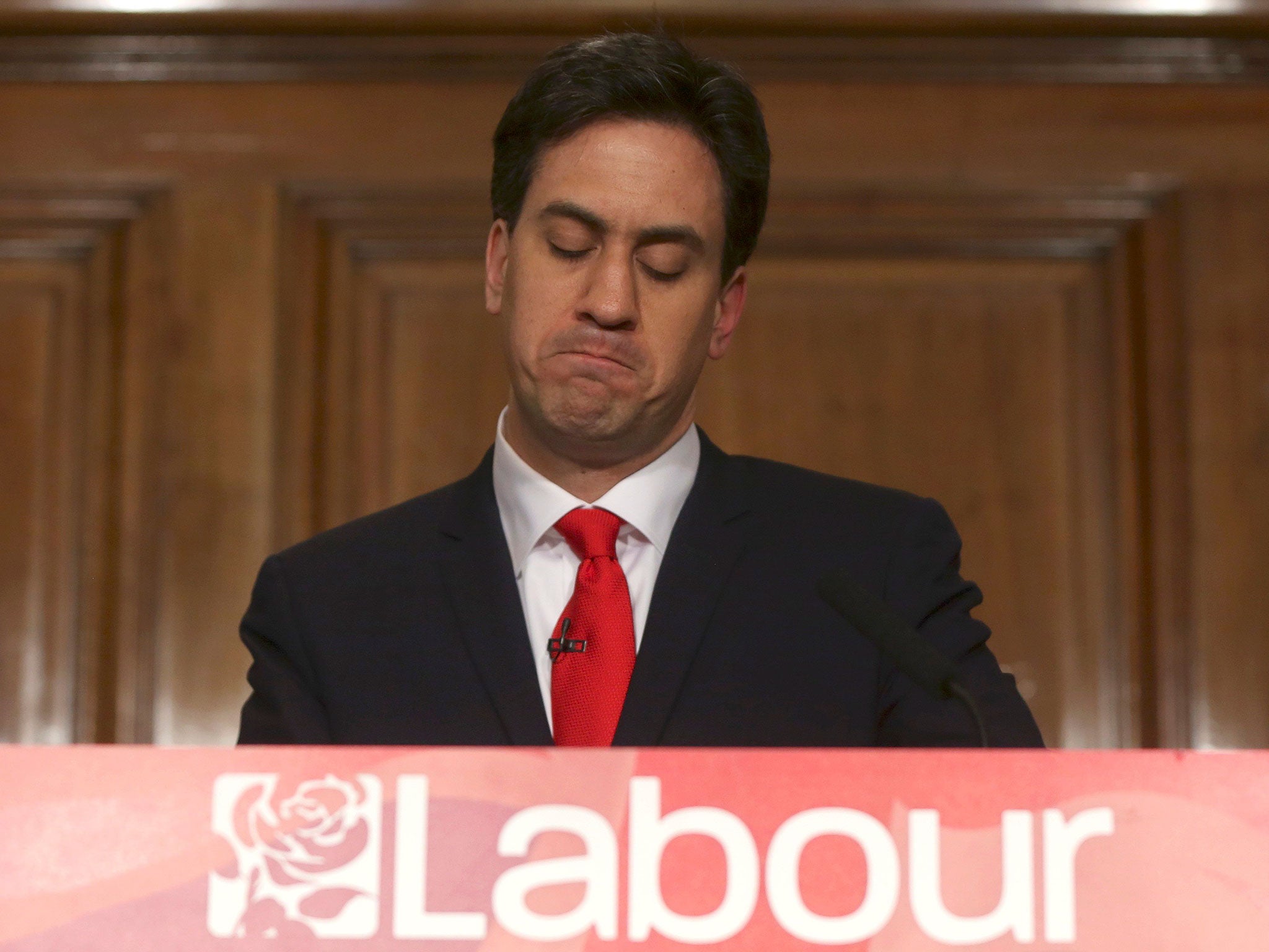 Even south of the border Labour must be bitterly disappointed to have done no more than increase its share of the vote by three points on what had been one of its worst performances ever in 2010. (REUTERS/Neil Hall )