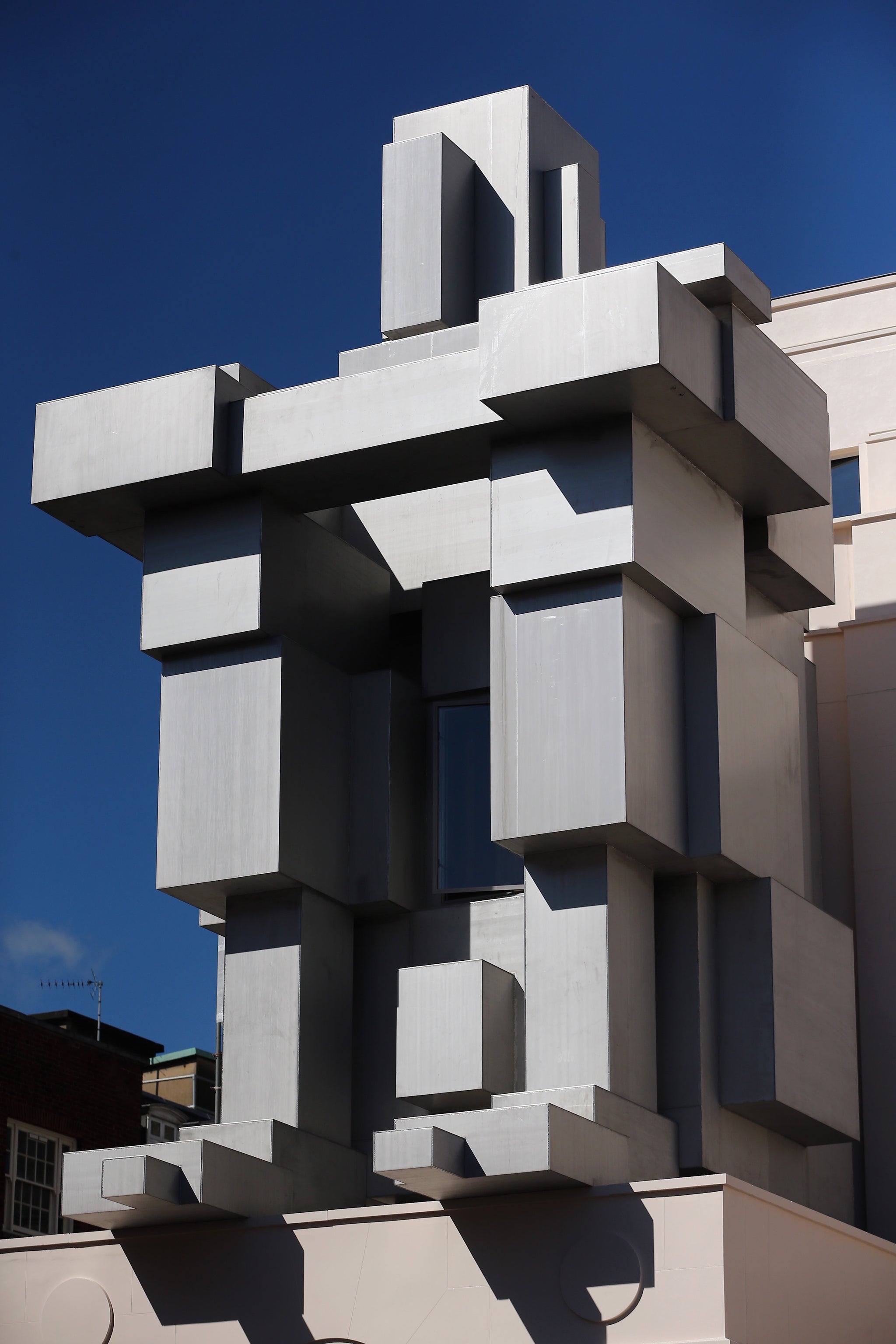 Anthony Gormley's piece entitled 'Room' in London, 2014.