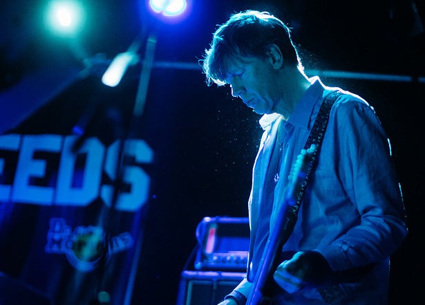 Feeling blue: Thurston Moore's band didn't attract a huge crowd