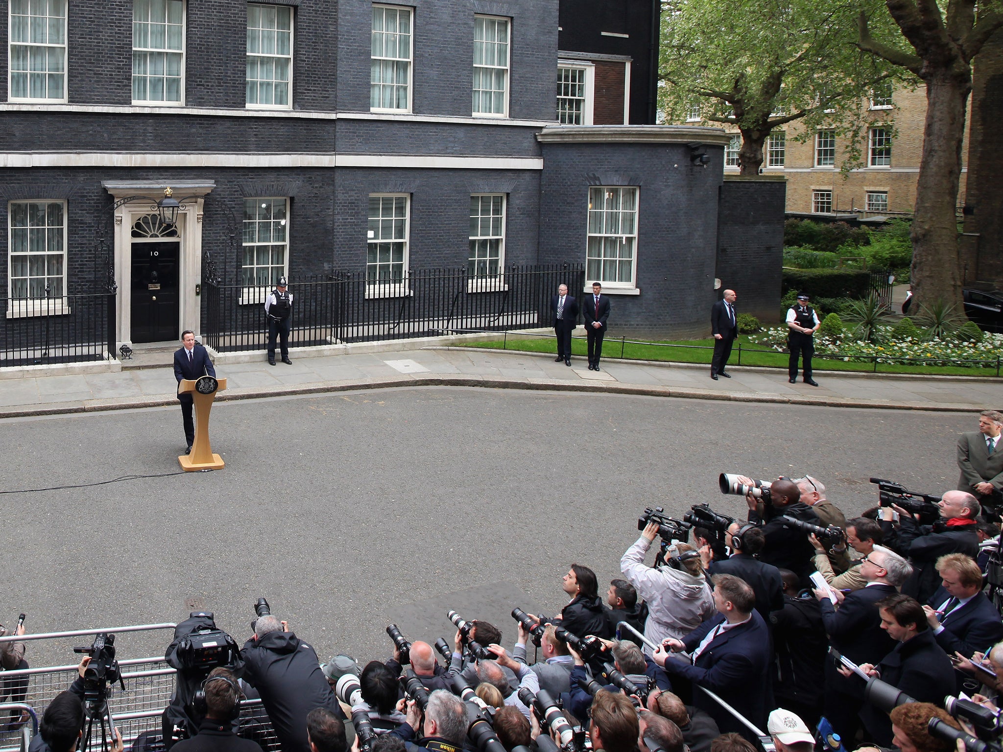 A night that began in anticipation of a dead heat climaxed in Tory triumph