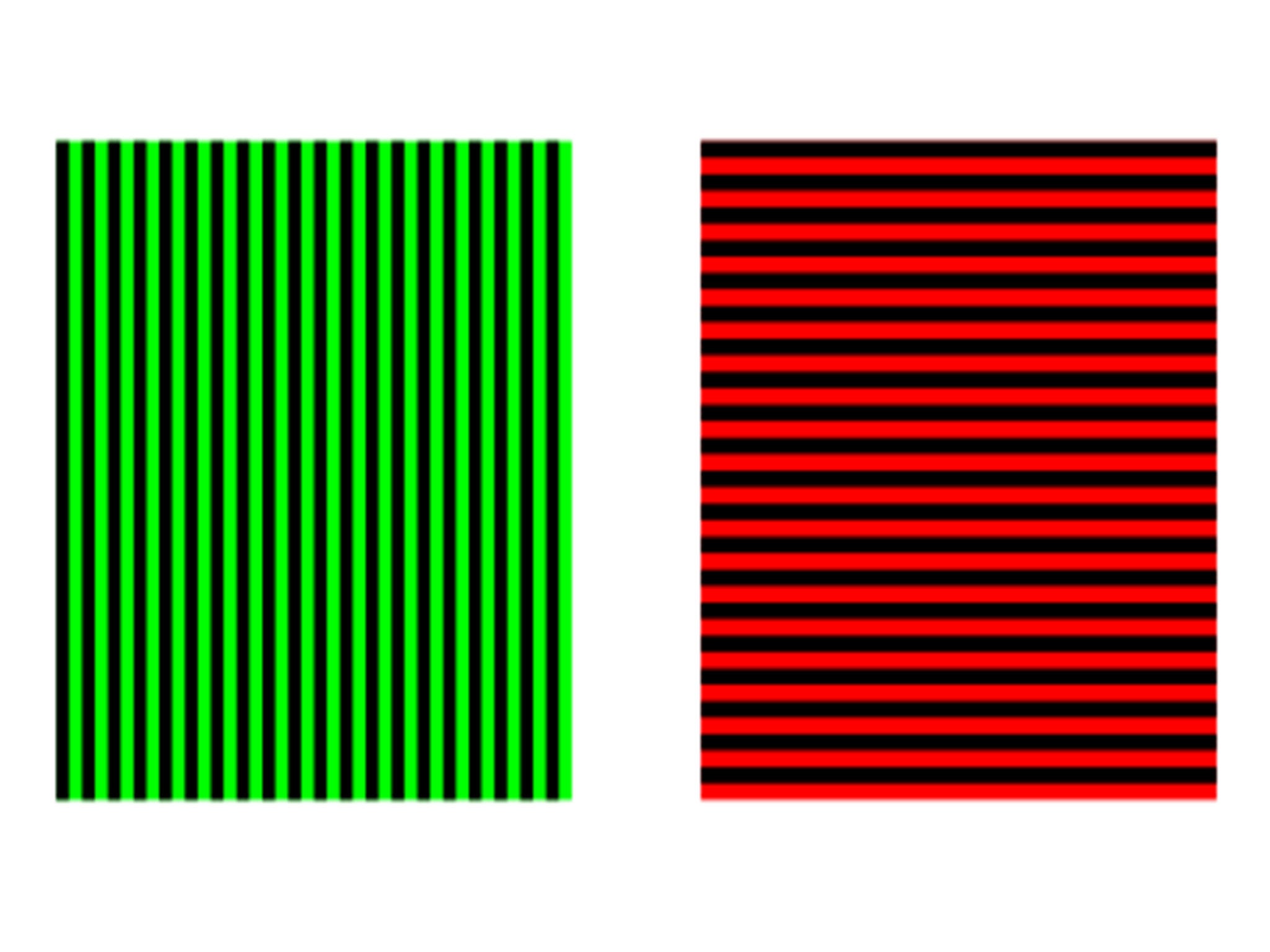 Then you look at the green, black and red stripes