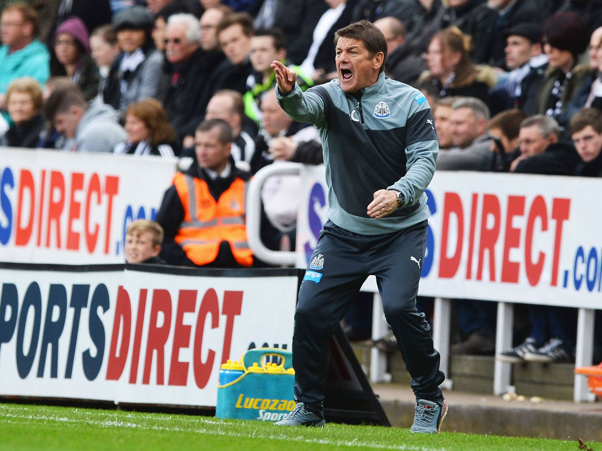 Newcaslte manager John Carver