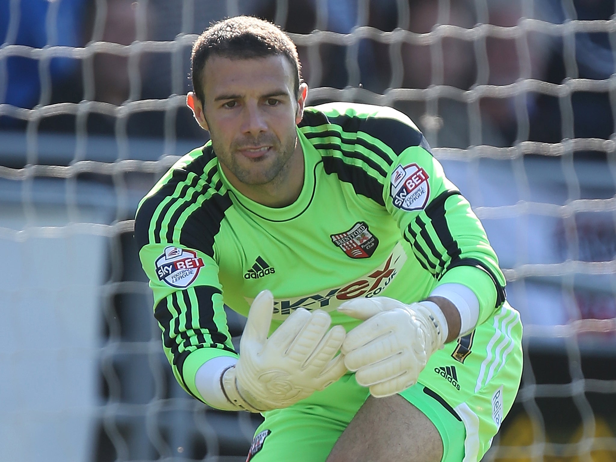 Brentford goalkeeper Richard Lee