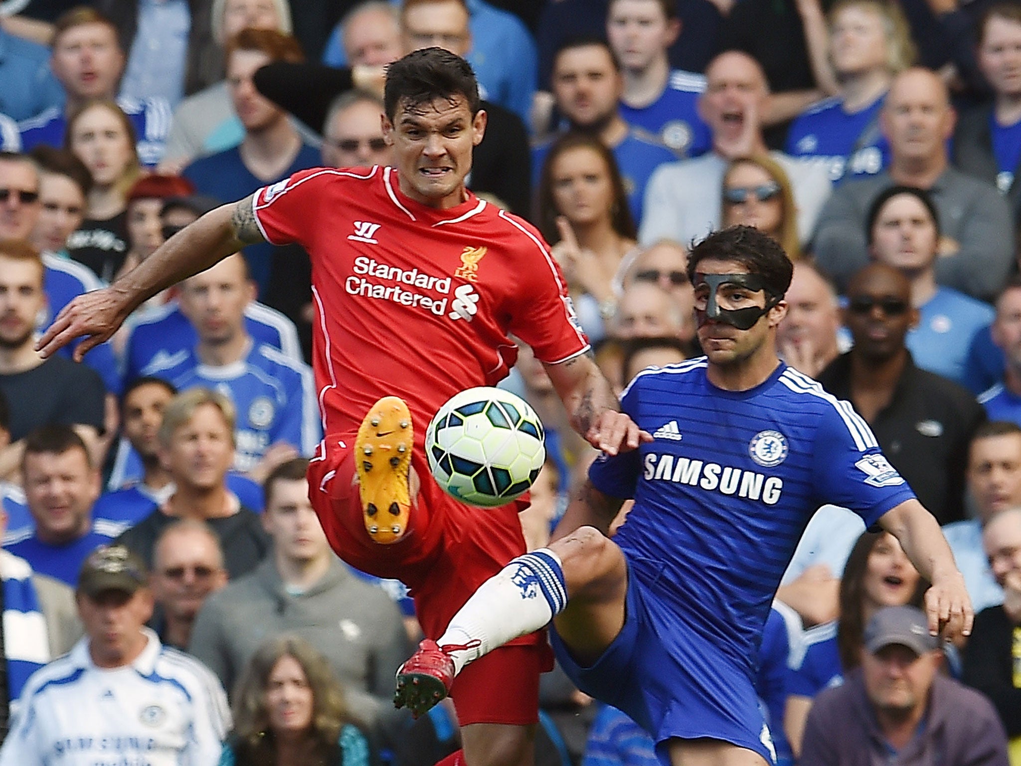 Lovren in action for Liverpool