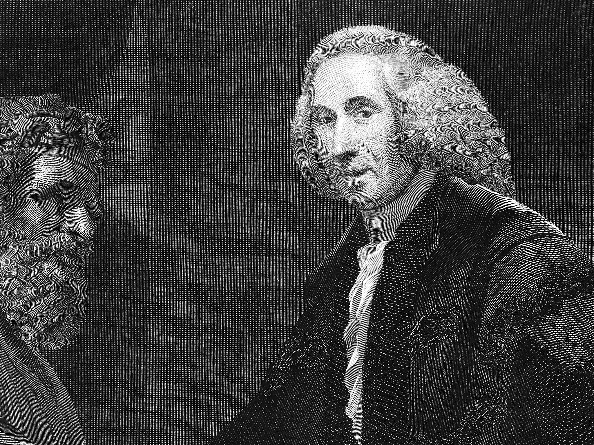 Portrait of William Cullen from Life of Hunter, 1794