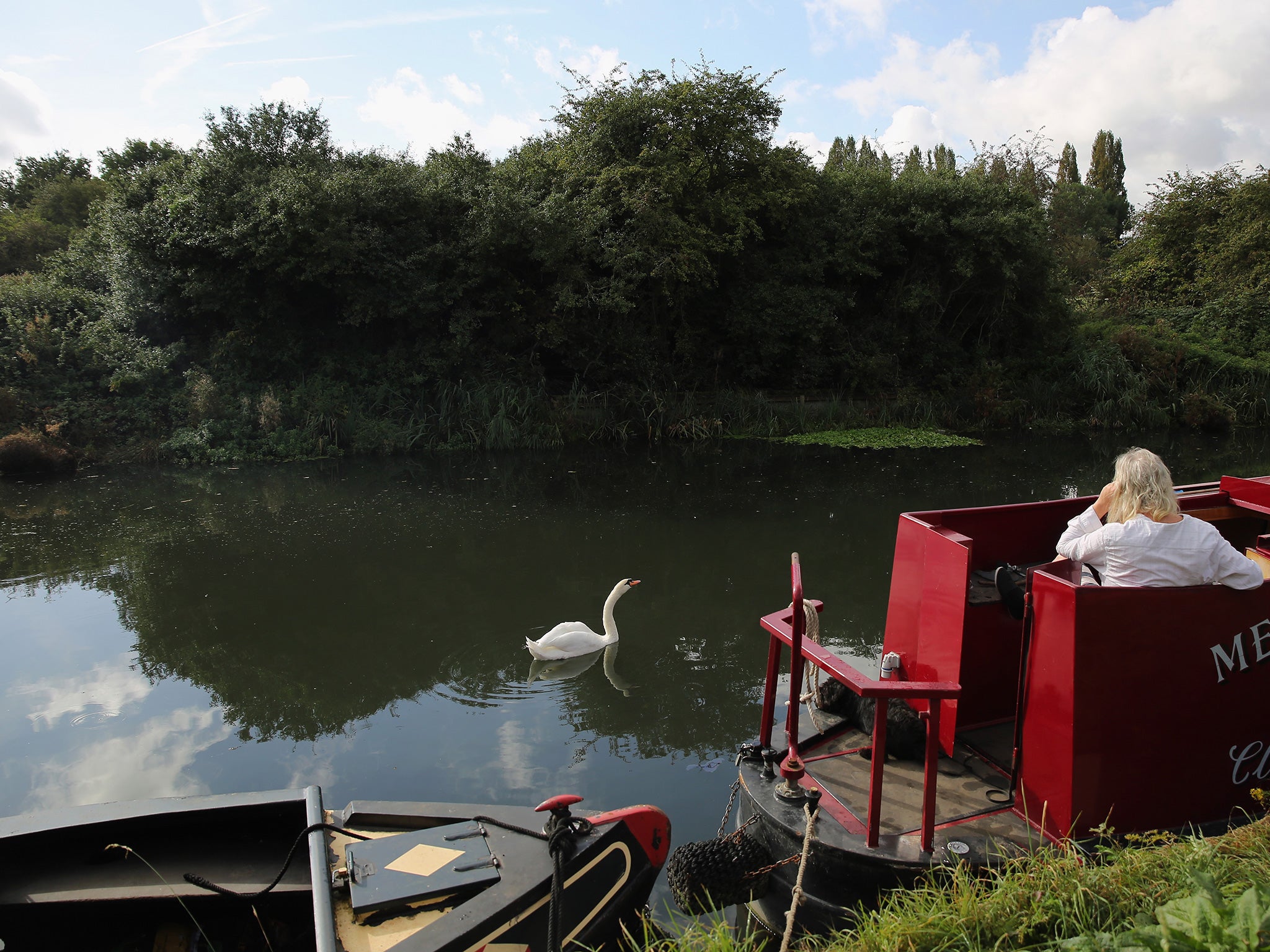 The Grand Union Canal in London, where police have recovered a body