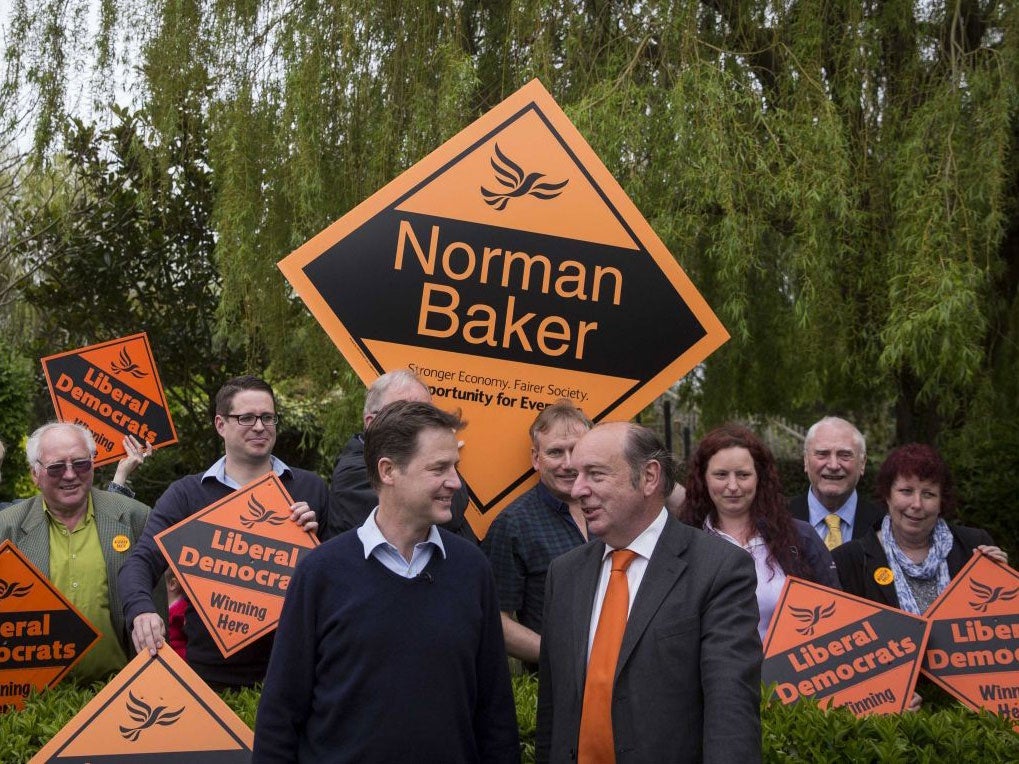 Mr Woodruff said people in Lewes were 'dismayed' at Liberal Democrat MP Norman Baker losing his seat to the Tories