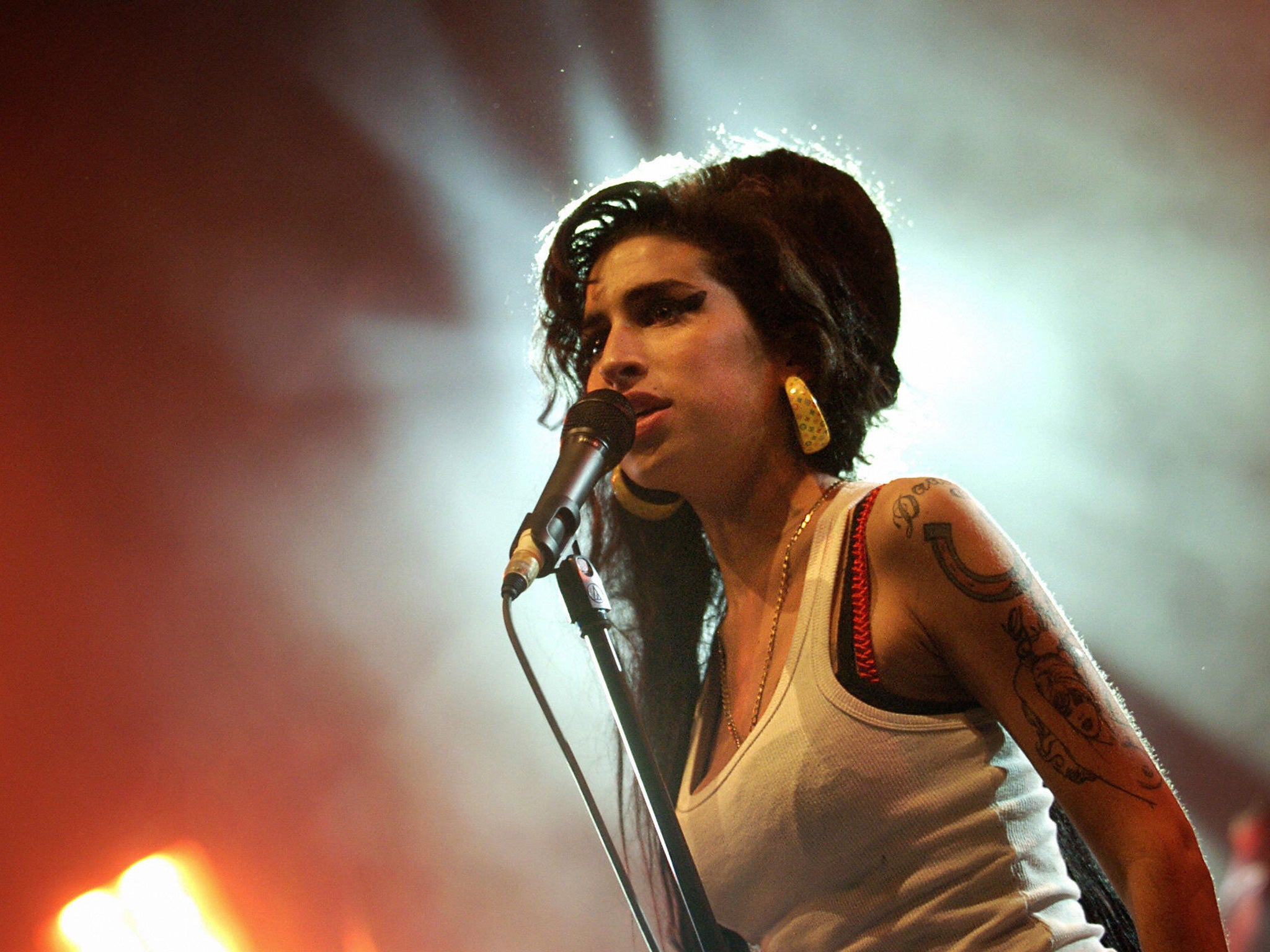 There were many, many contributory factors to Amy Winehouse going off the rails, which are explored to fine effect in 'Amy' (AFP)